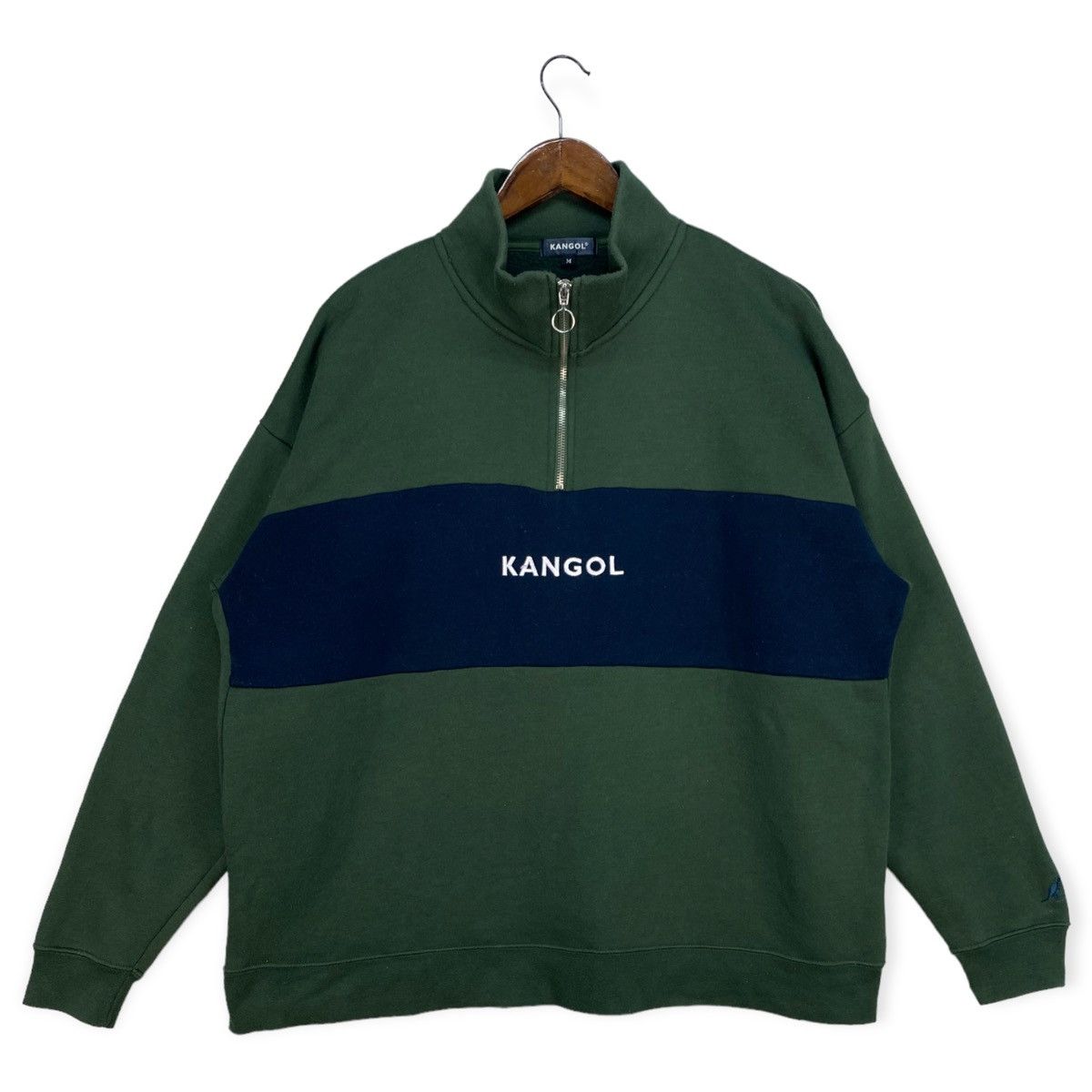 Kangol Vintage Kangol Quarter Zip Sweatshirt Size US M / EU 48-50 / 2 - 1 Thumbnail