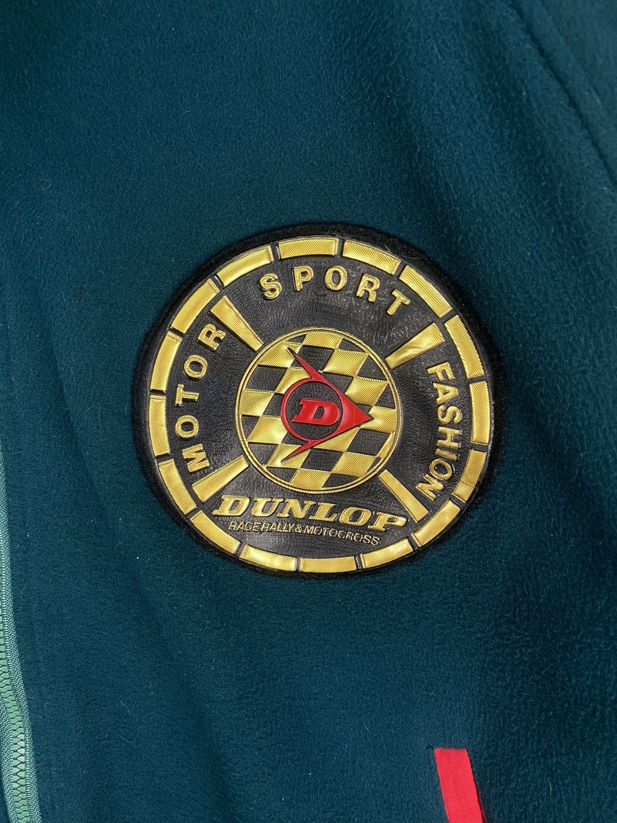 Dunlop Vintage Dunlop Motorsport Fleece Bomber Jacket Size US M / EU 48-50 / 2 - 6 Thumbnail
