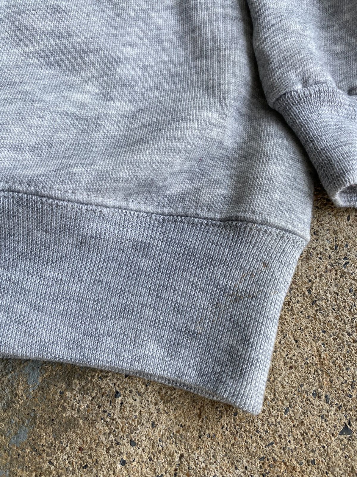 Japanese Brand × Vintage Vintage 80’s Tri Blend Soft Blank Hoodie Sweatshirt Size US L / EU 52-54 / 3 - 7 Thumbnail