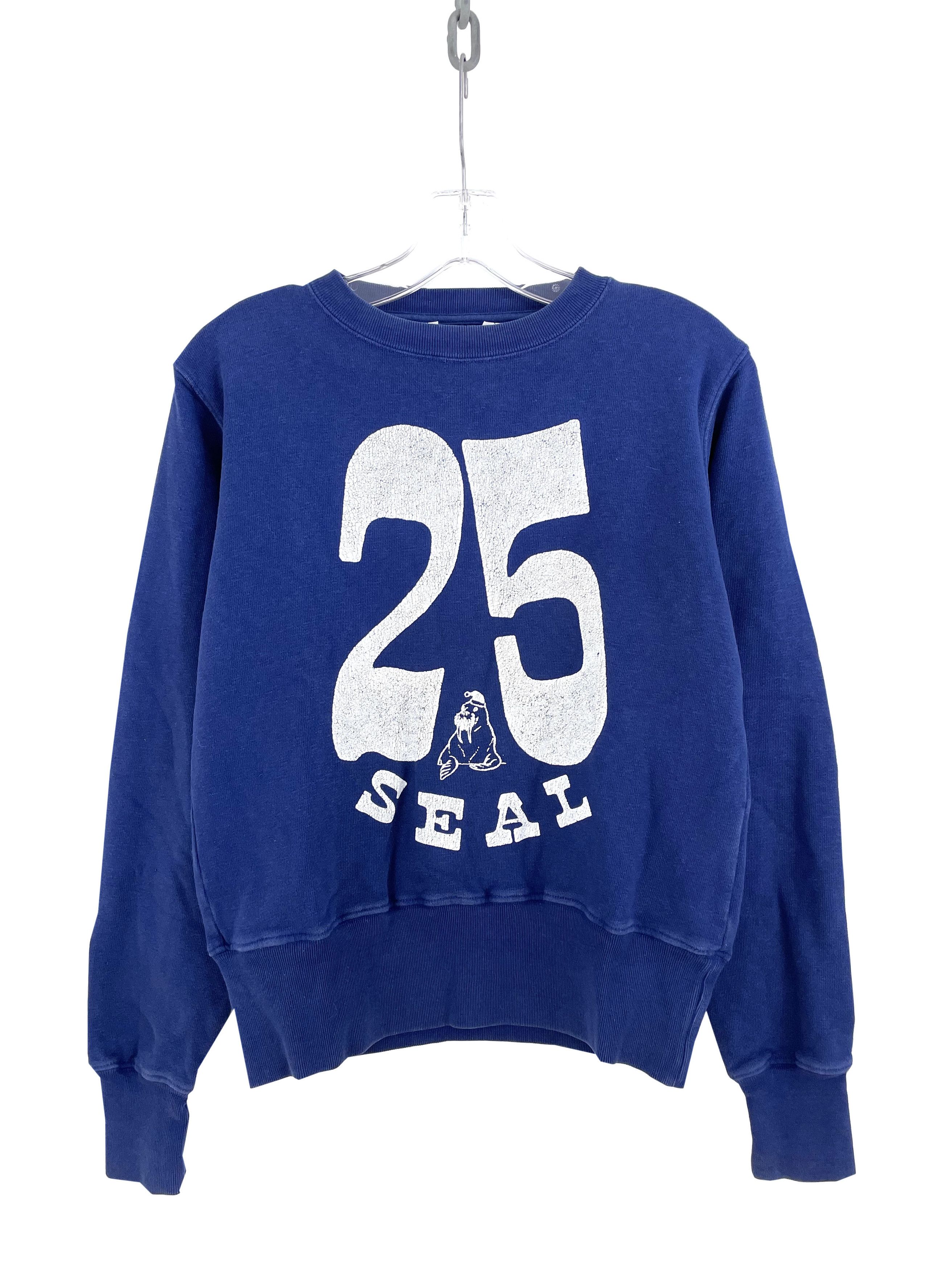 image of Kapital Seal Sweater in Blue, Men's (Size Small)
