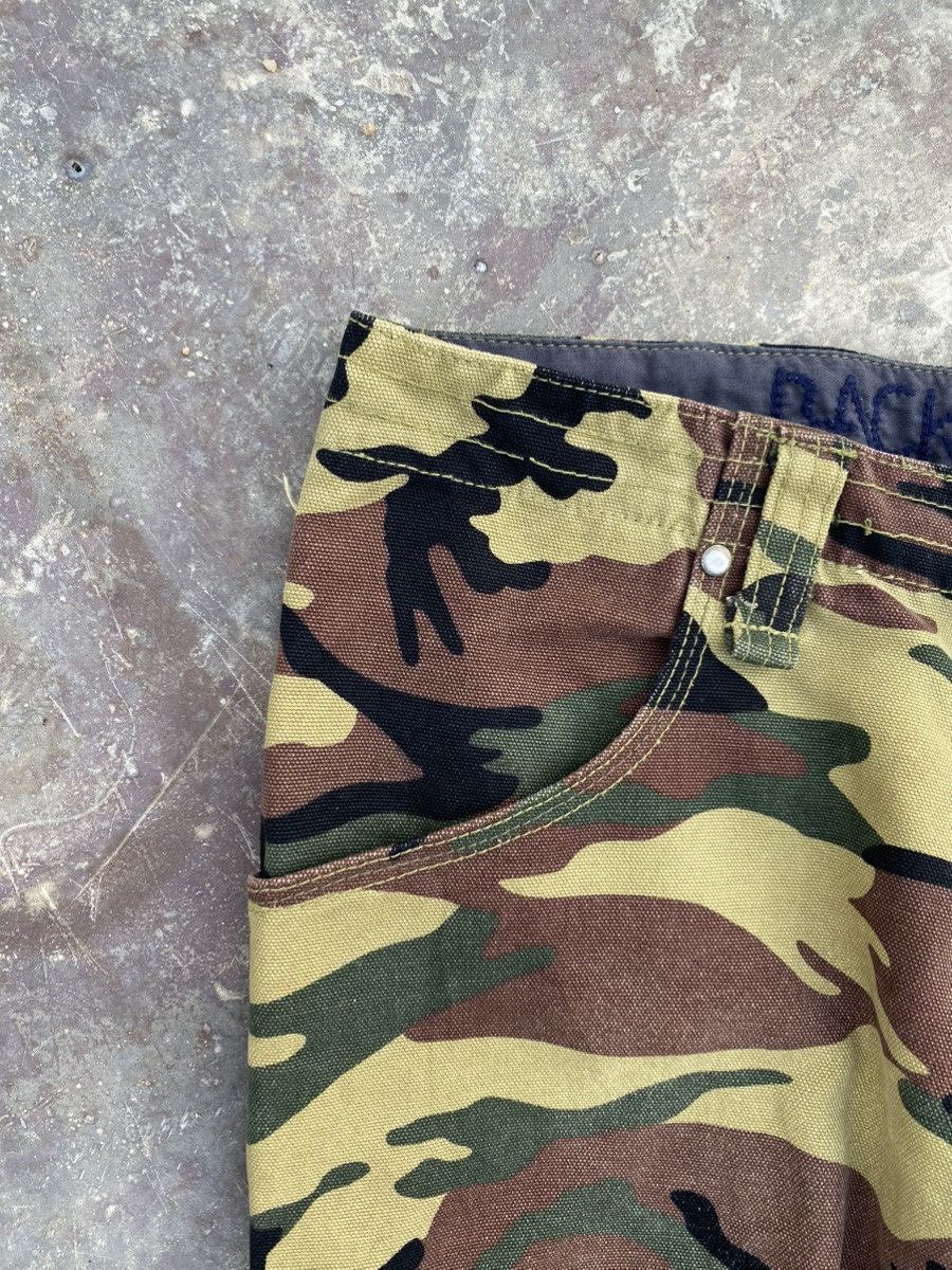 Japanese Brand Back Number Camouflage Woodland Flare Pants Size US 31 - 6 Thumbnail