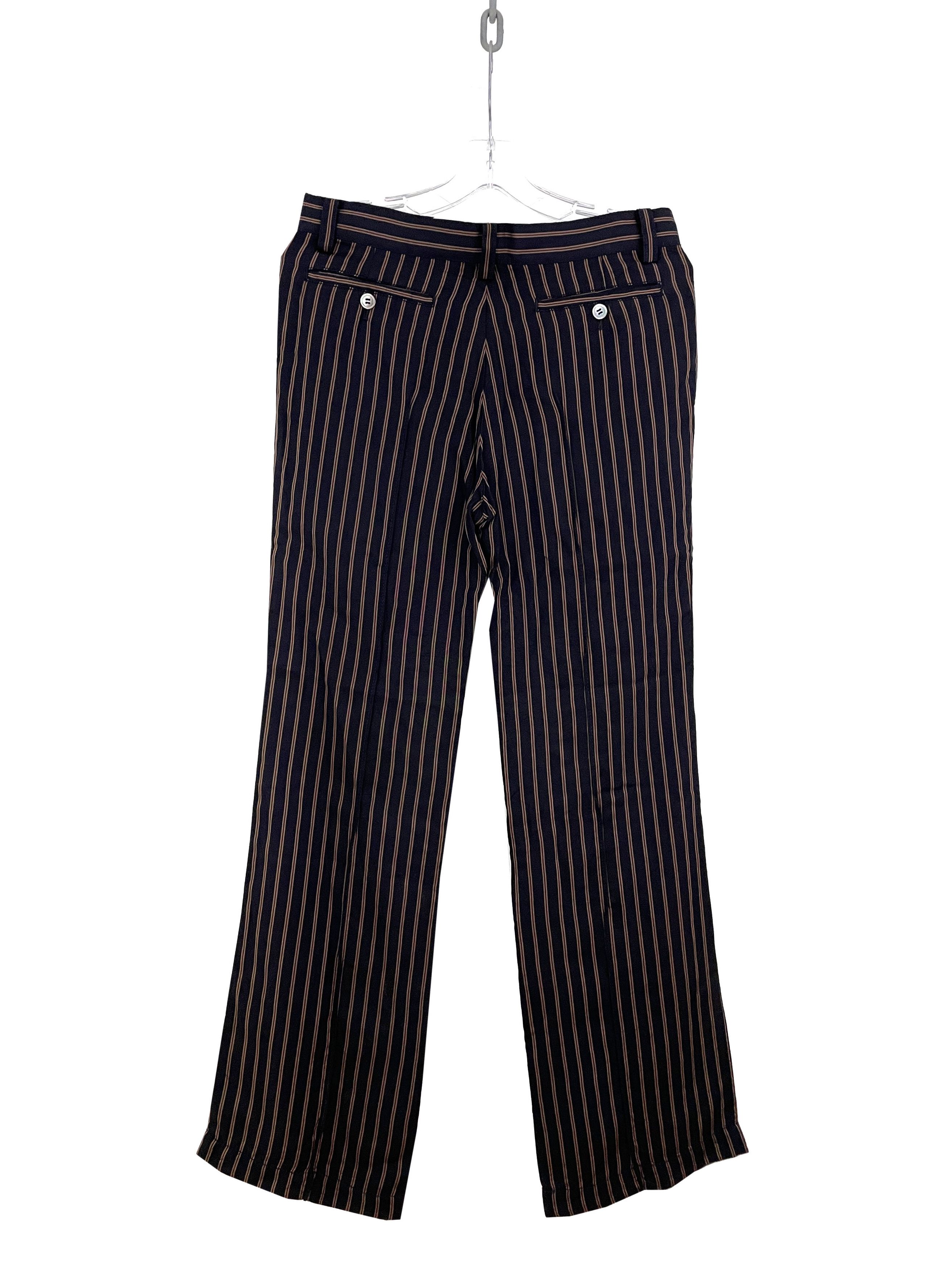 Comme des Garcons 2005 Striped Cupra Pants Size US 32 / EU 48 - 5 Thumbnail