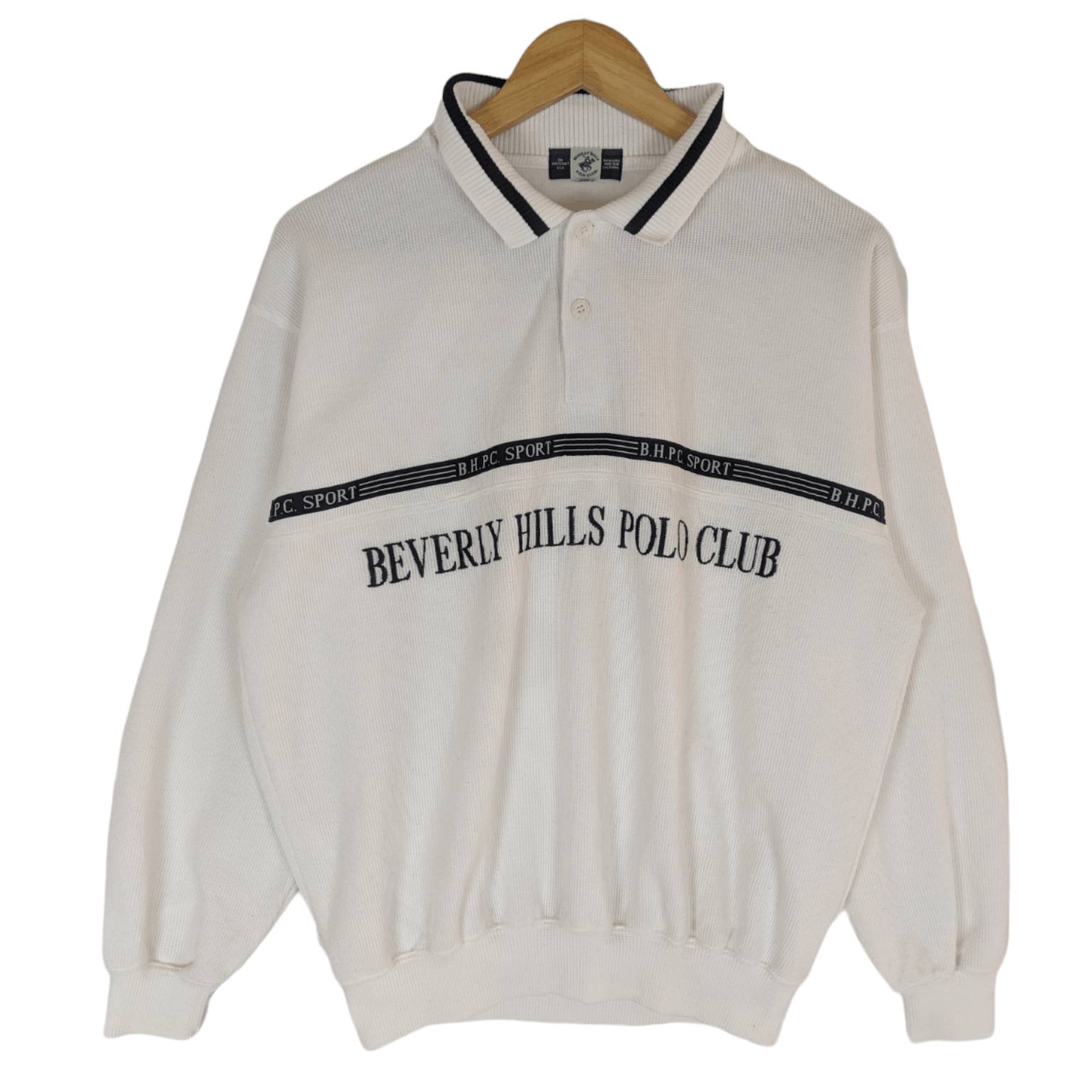 Beverly Hills Polo Club BHPC Beverly Hills Polo Club Spell Out Jumper Sweatshirt Size US M / EU 48-50 / 2 - 2 Thumbnail