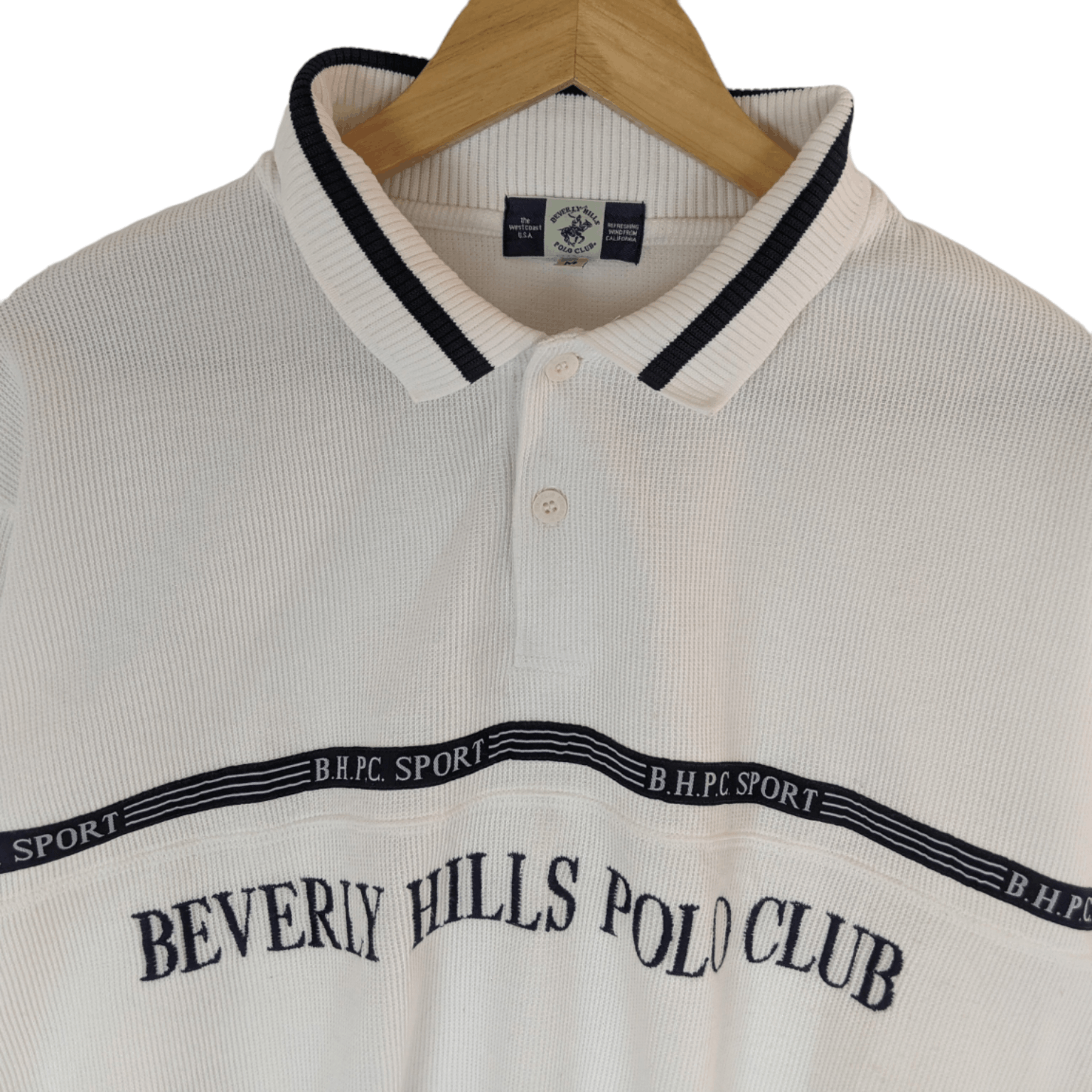 Beverly Hills Polo Club BHPC Beverly Hills Polo Club Spell Out Jumper Sweatshirt Size US M / EU 48-50 / 2 - 4 Thumbnail
