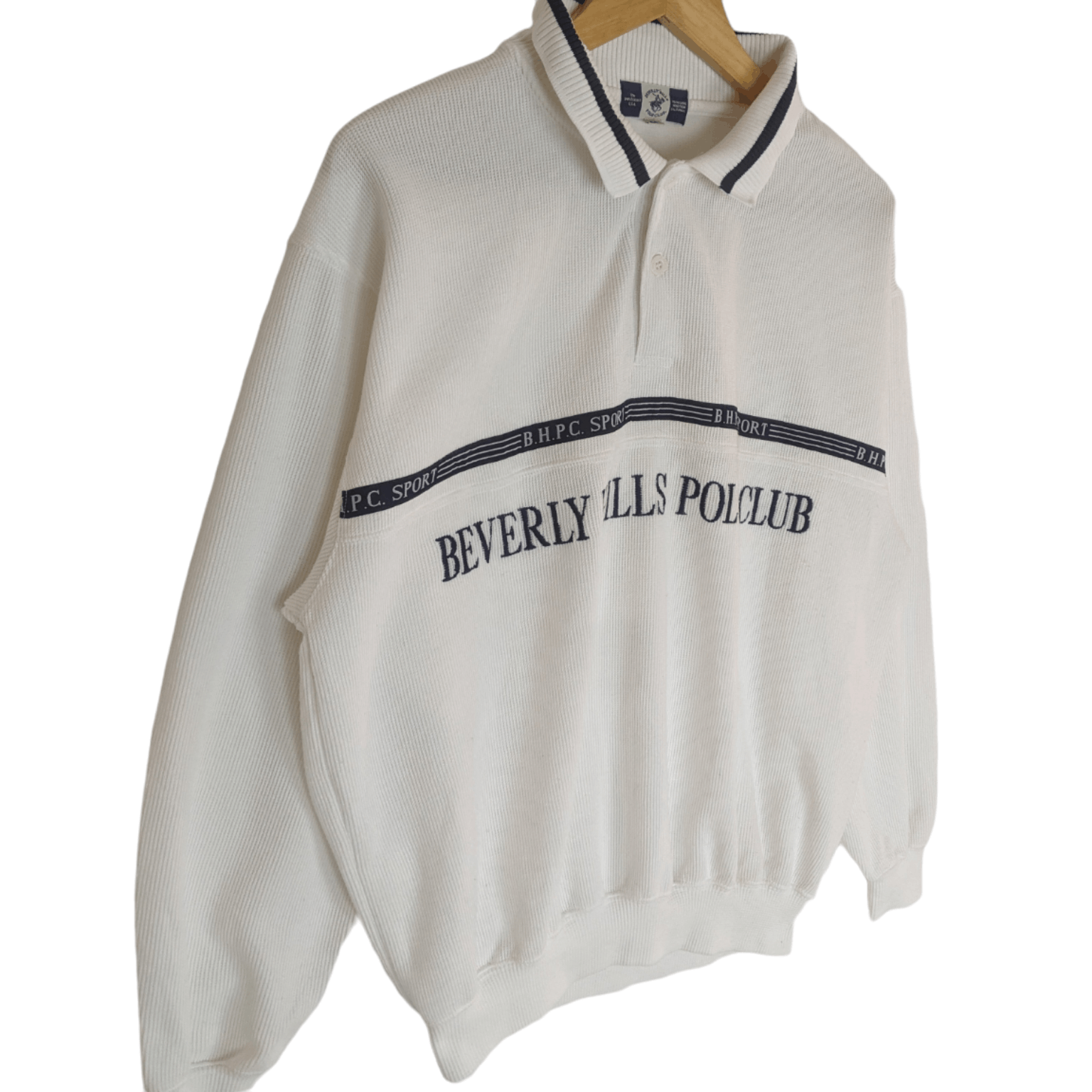 Beverly Hills Polo Club BHPC Beverly Hills Polo Club Spell Out Jumper Sweatshirt Size US M / EU 48-50 / 2 - 3 Thumbnail