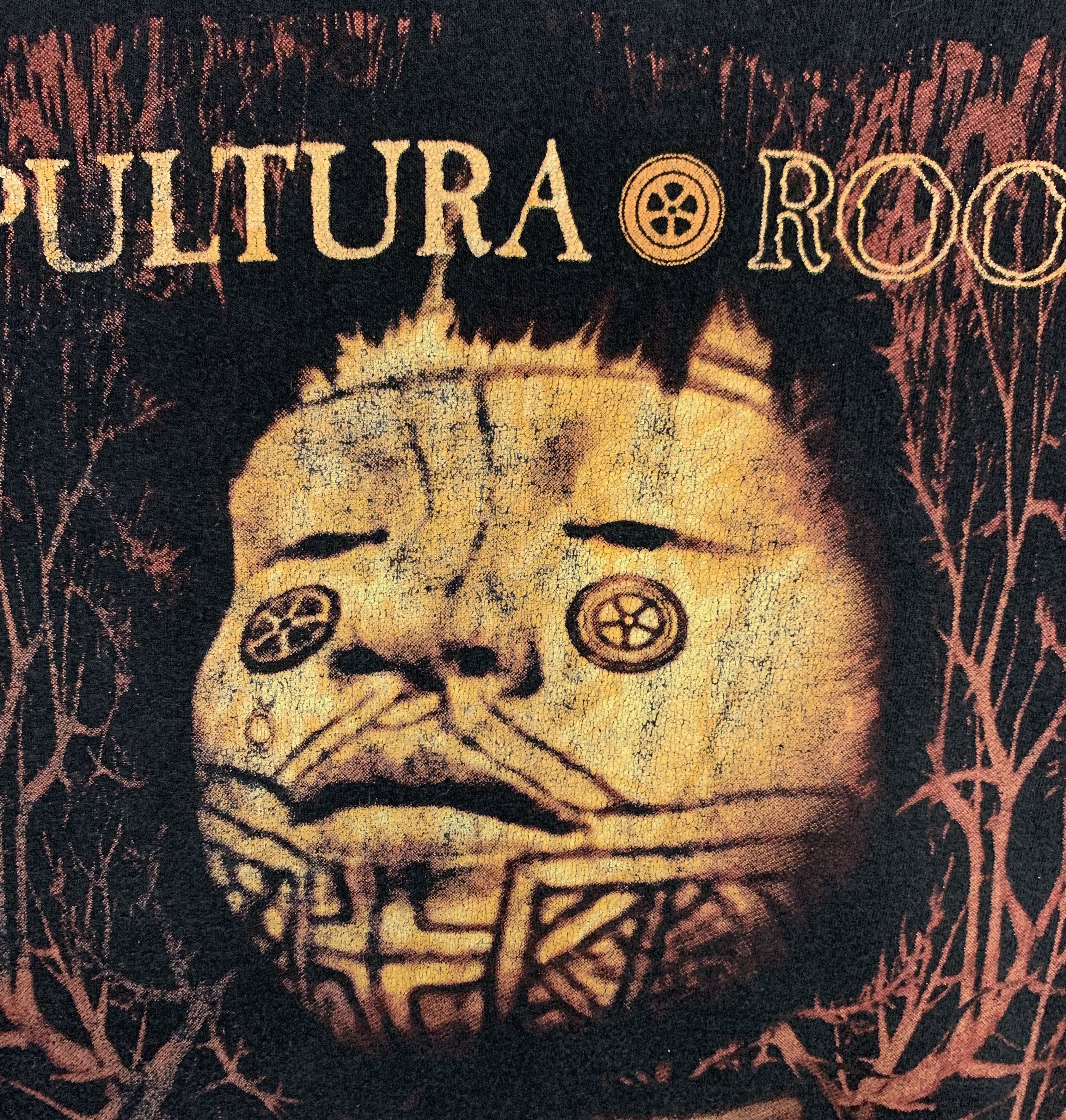 Band Tees × Vintage Sepultura roots album cover vtg metal concert tour shirt Size US L / EU 52-54 / 3 - 4 Thumbnail