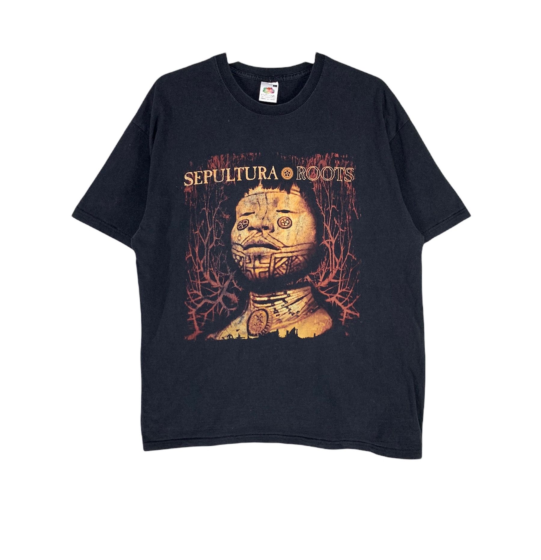 Band Tees × Vintage Sepultura roots album cover vtg metal concert tour shirt Size US L / EU 52-54 / 3 - 1 Thumbnail
