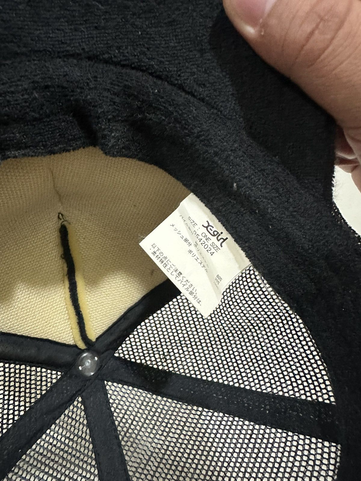 Japanese Brand XGIRL Trucker Hat Size ONE SIZE - 6 Thumbnail