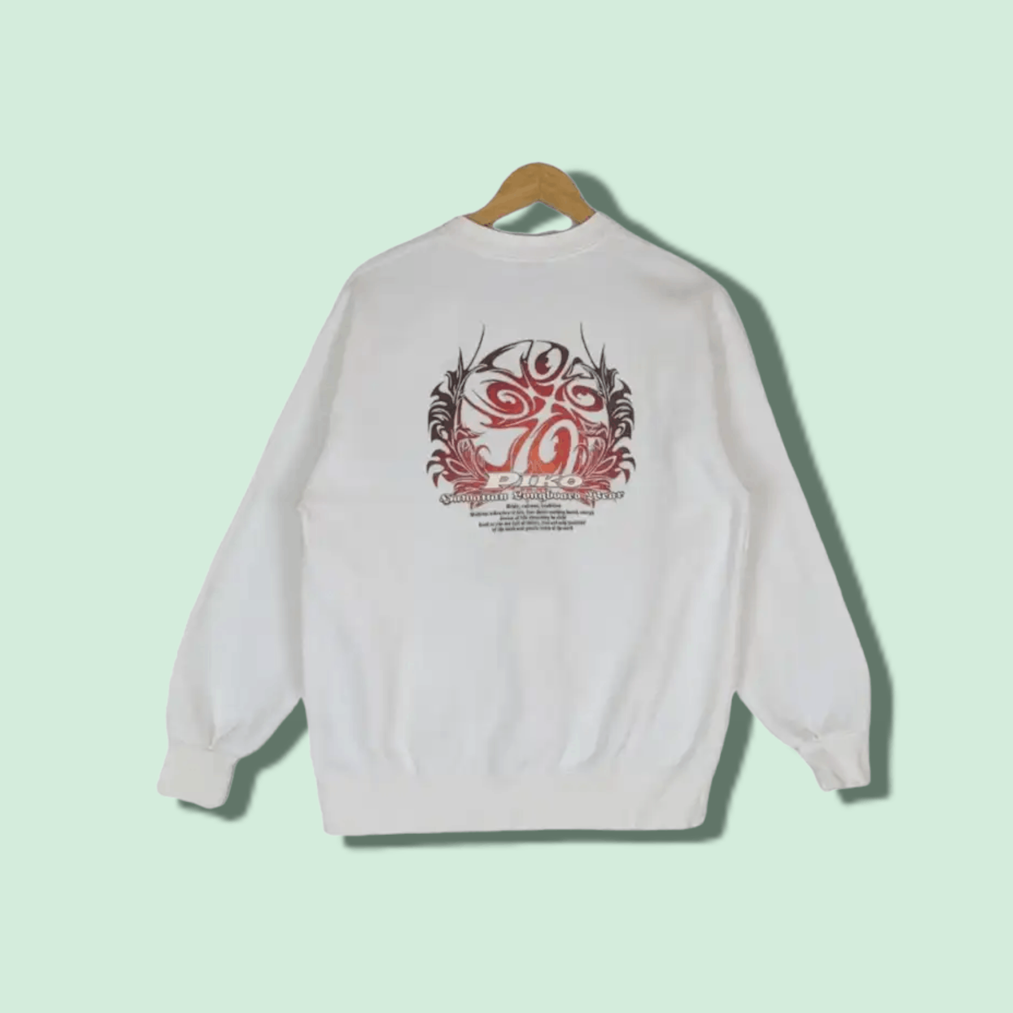 PIKO Surfboard Longboard Crewneck Jumper Sweatshirt