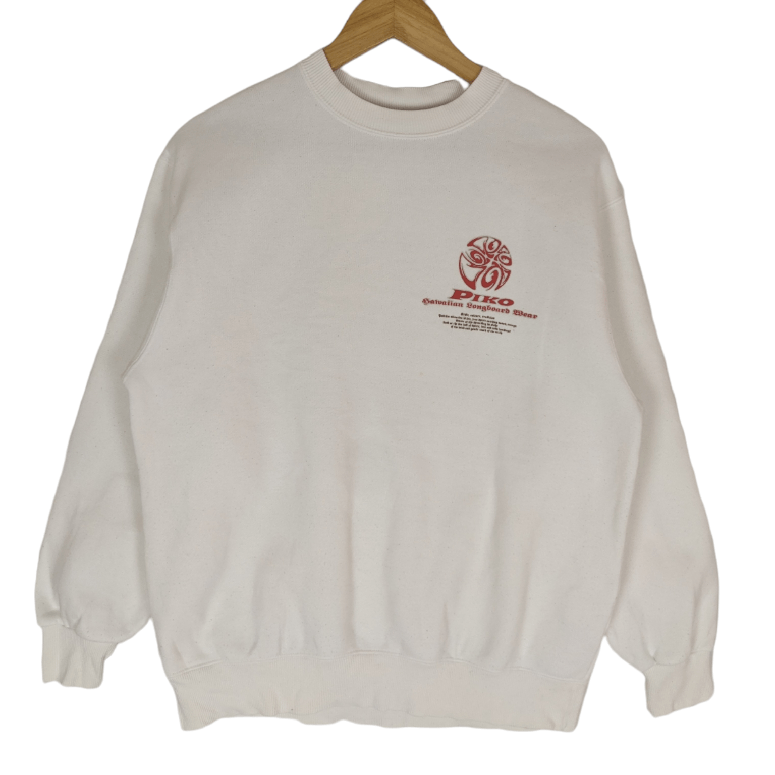 Japanese Brand PIKO Surfboard Longboard Crewneck Jumper Sweatshirt Size US M / EU 48-50 / 2 - 2 Thumbnail