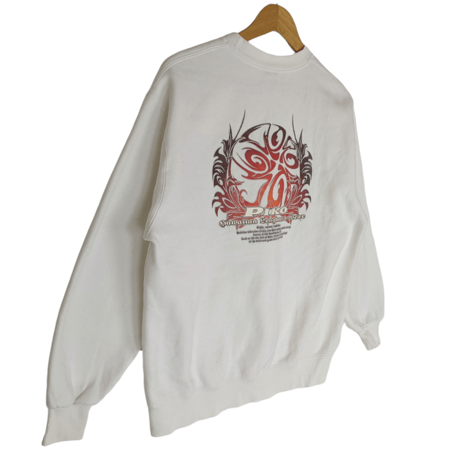 Japanese Brand PIKO Surfboard Longboard Crewneck Jumper Sweatshirt Size US M / EU 48-50 / 2 - 5 Thumbnail
