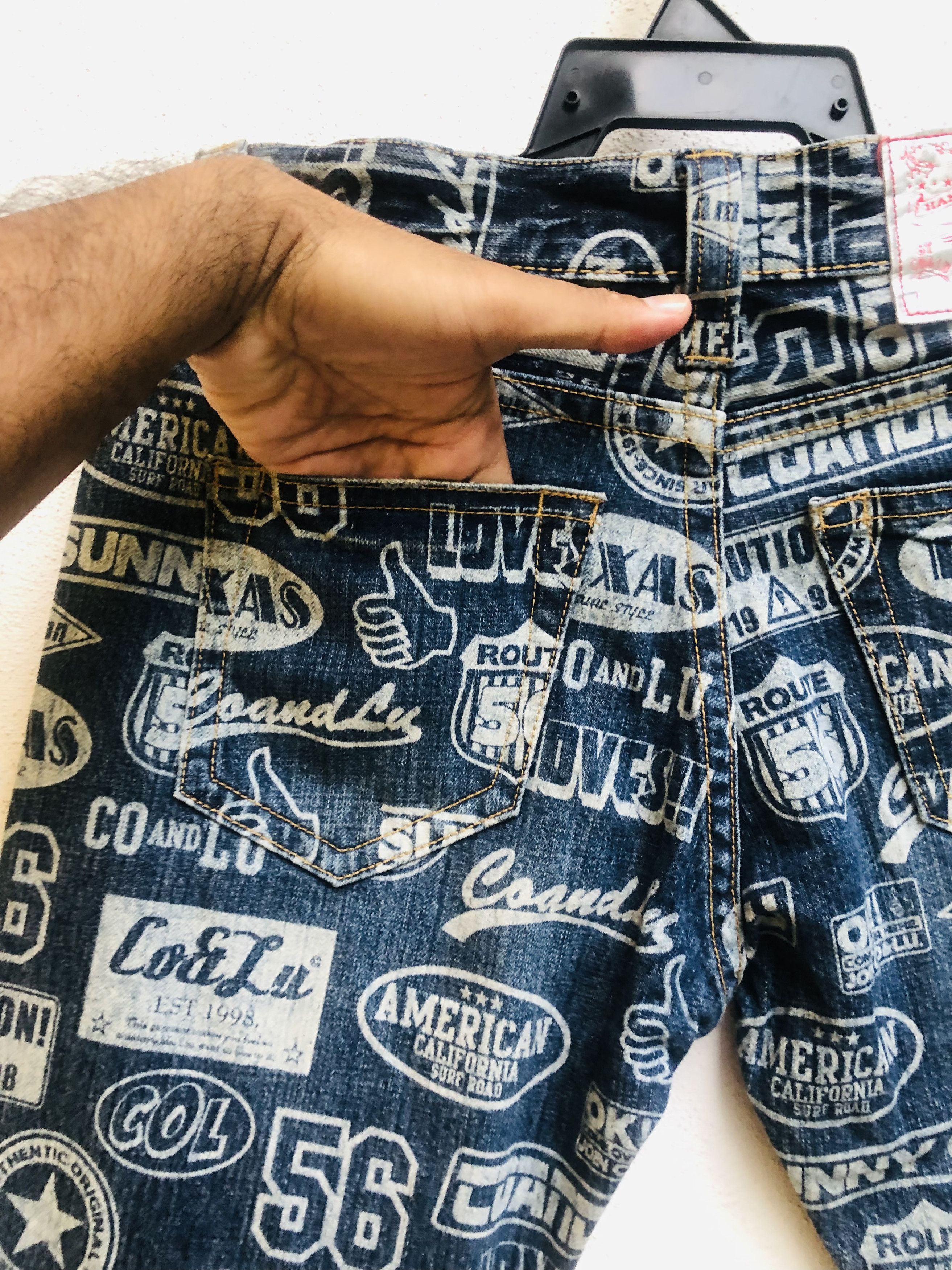 Japanese Brand × Vintage Vintage Co&lu Japanese Designer Fashion Style Denim Size US 31 - 8 Thumbnail