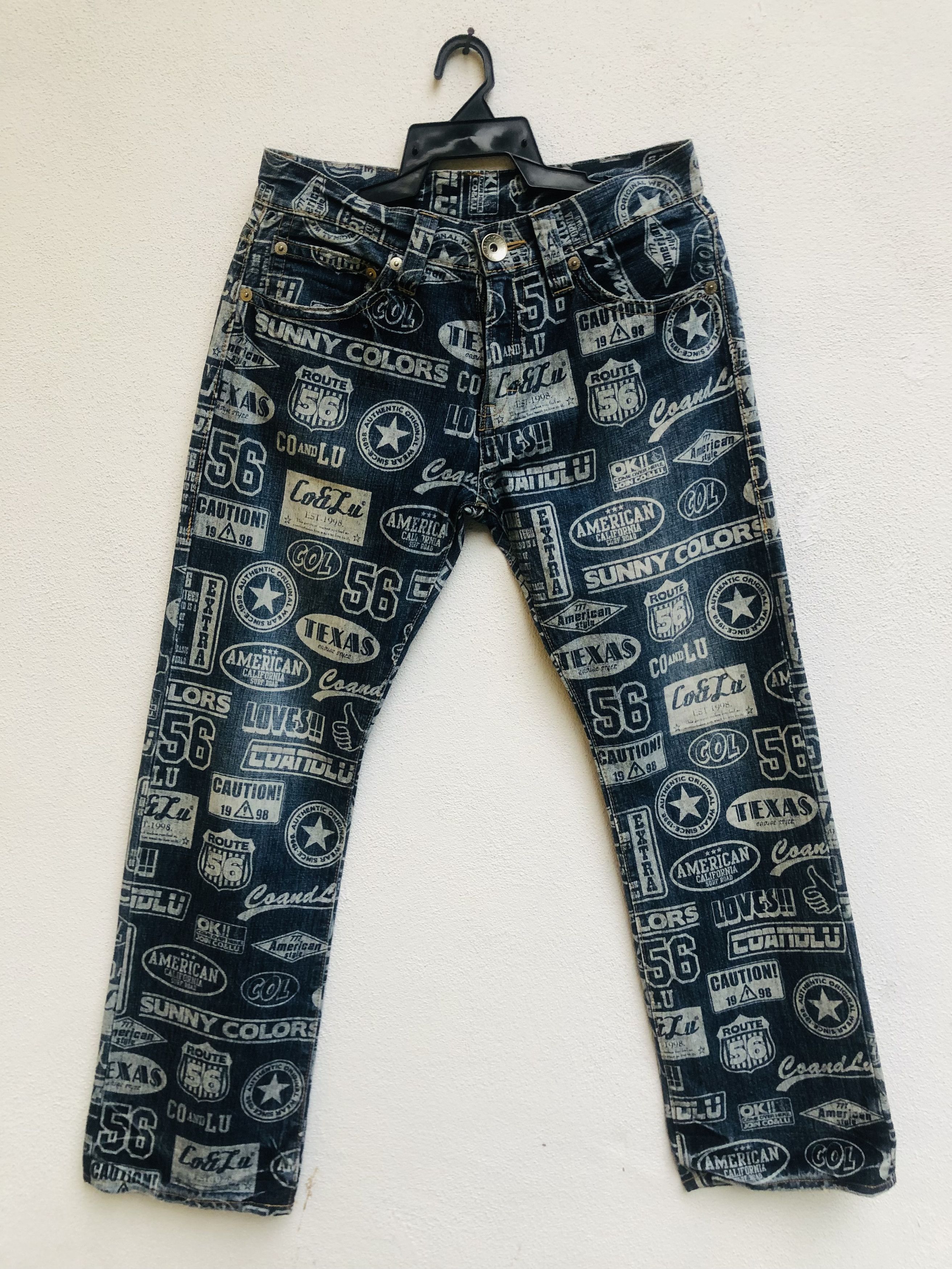 image of Vintage Co&lu Japanese Designer Fashion Style Denim in Dark Blue, Men's (Size 31)