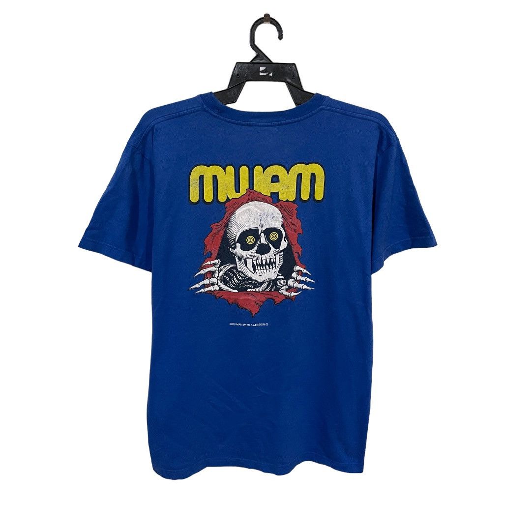 Rare🔥MWAM Man With A Mission Bones Powell Peralta Logo Tee