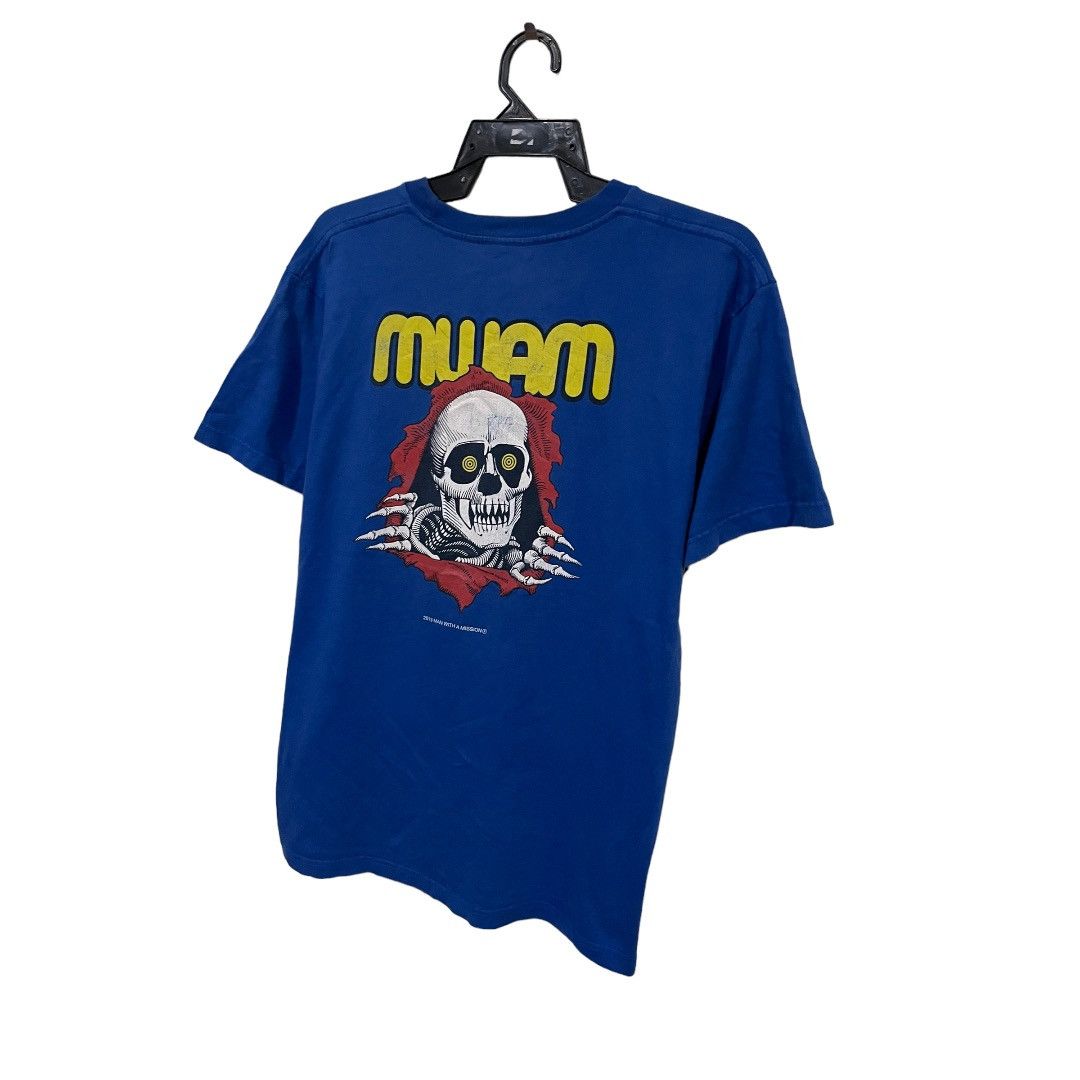 Band Tees Rare🔥MWAM Man With A Mission Bones Powell Peralta Logo Tee Size US L / EU 52-54 / 3 - 3 Thumbnail