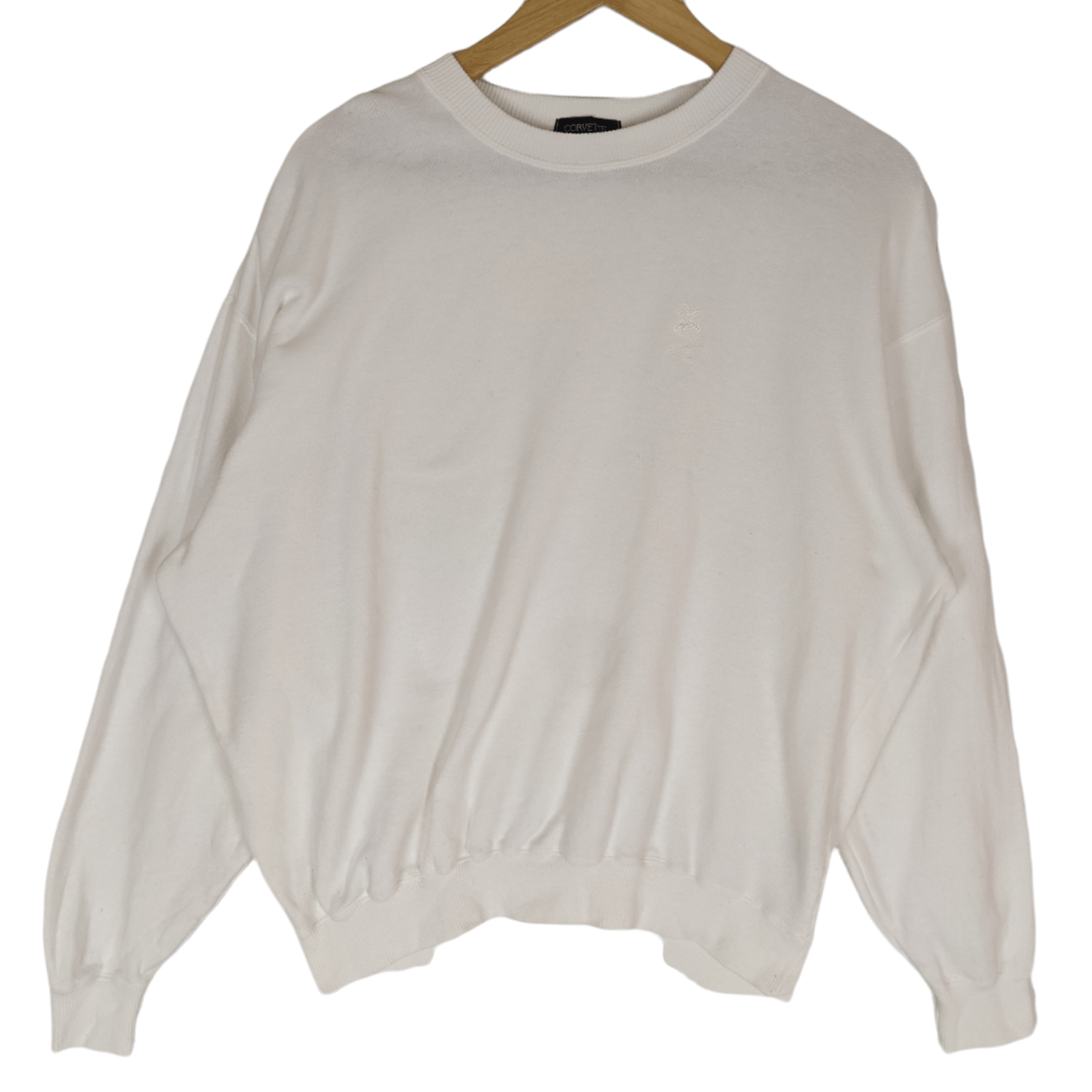 Chevrolet × Japanese Brand Japan CORVETTE Plain Crewneck Jumper Sweatshirt Size US S / EU 44-46 / 1 - 2 Thumbnail