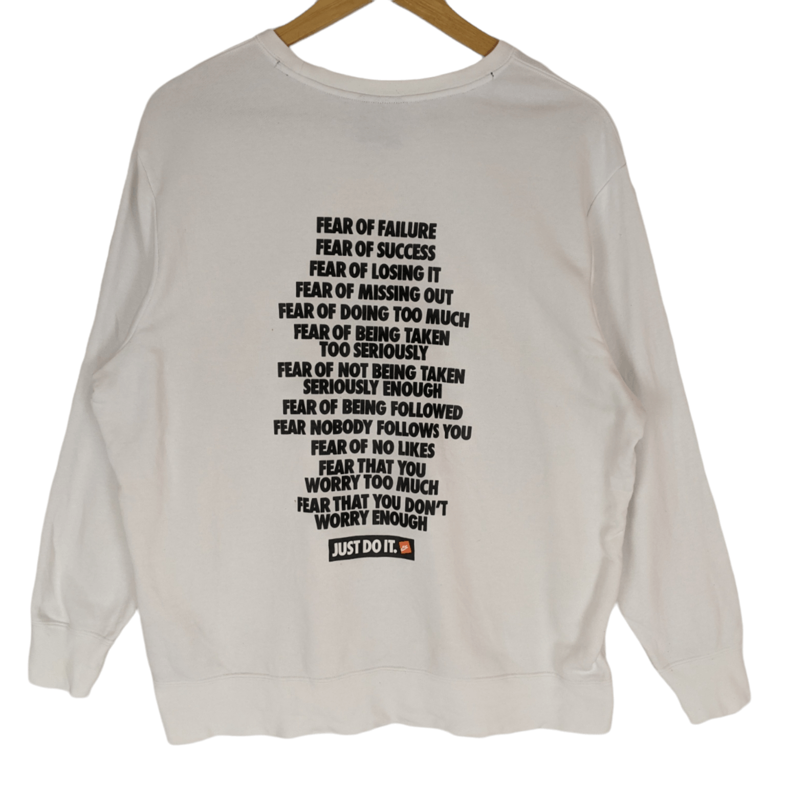 Nike NIKE Just Do It Sportswear Crewneck Jumper Sweatshirt Size US XL / EU 56 / 4 - 6 Thumbnail