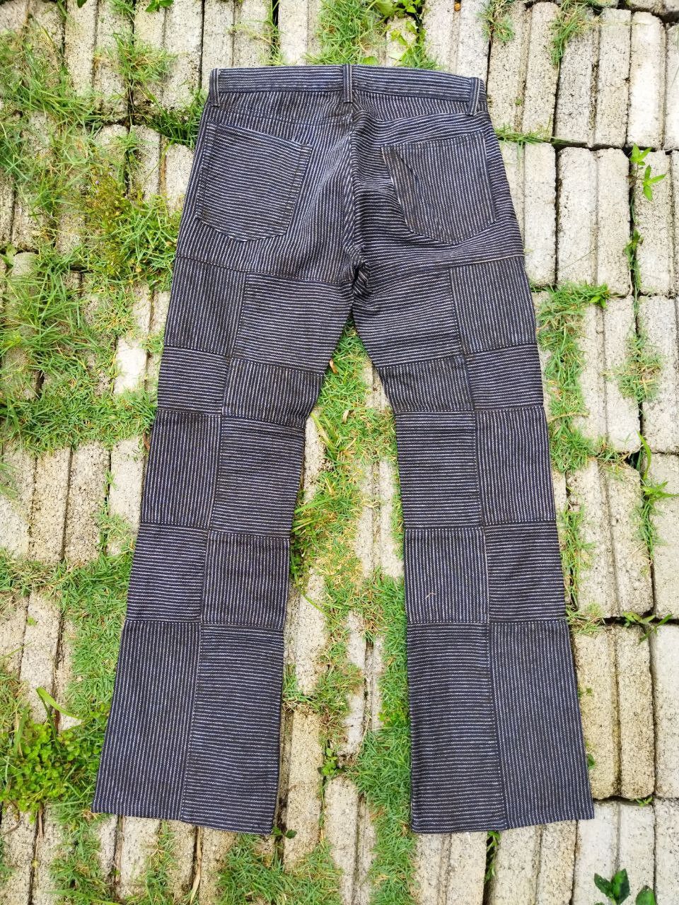 Japanese Brand Vintage The Difference Rupert Patchwork Hickory Jeans Size US 31 - 8 Thumbnail