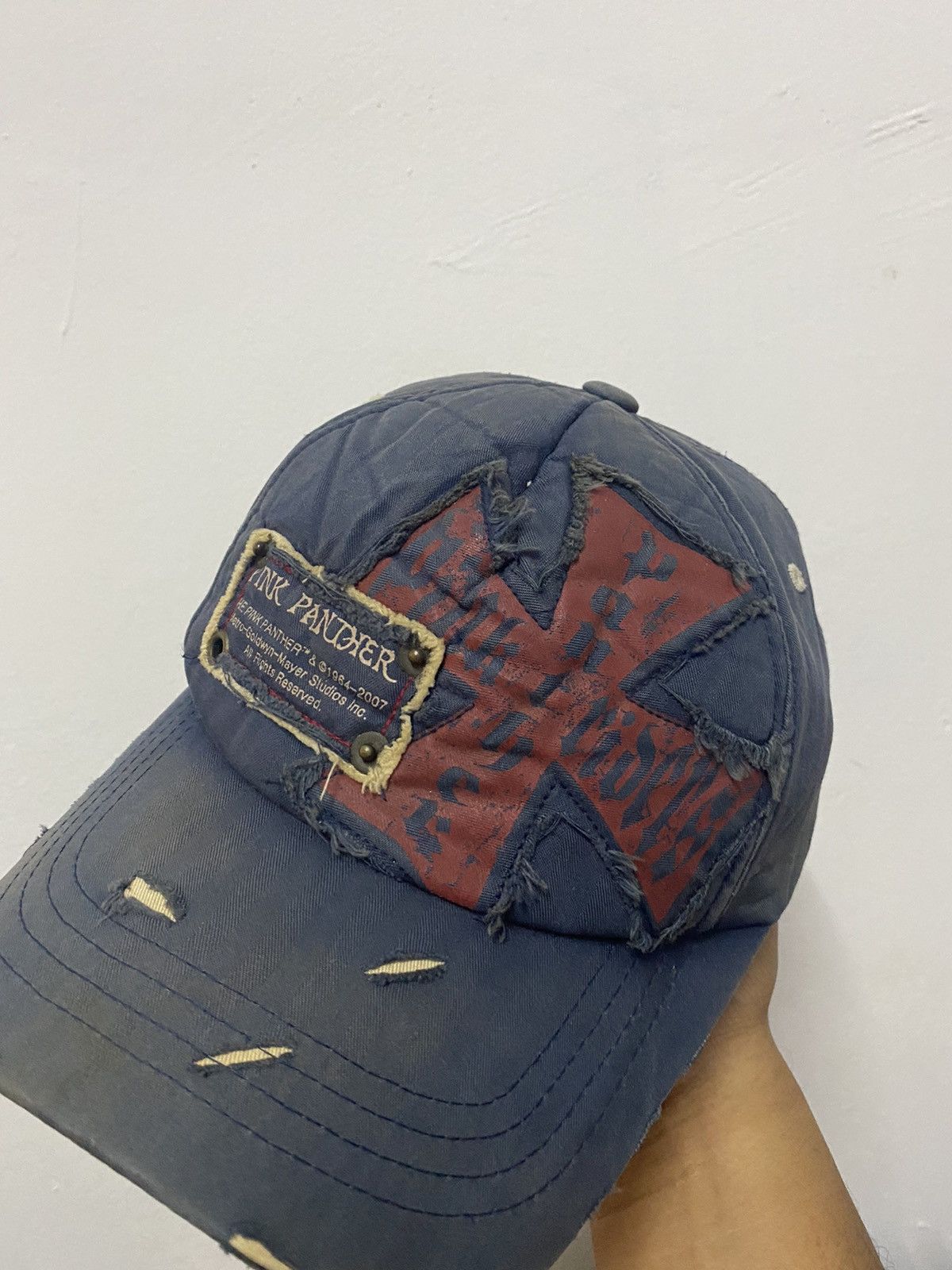 Cartoon Network VTG Distress Pink Panther Hat Size ONE SIZE - 4 Thumbnail