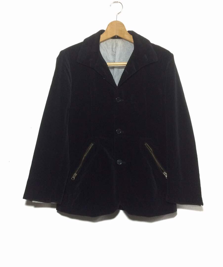 Japanese Brand × PPFM JAPANESE BRAND PPFM VELVET JACKET WITH ZIPPER POCKET Size US S / EU 44-46 / 1 - 2 Thumbnail
