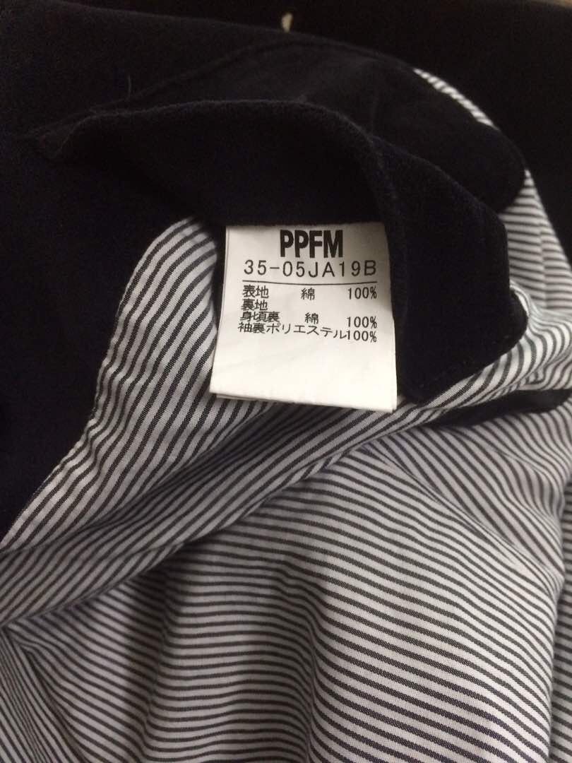 Japanese Brand × PPFM JAPANESE BRAND PPFM VELVET JACKET WITH ZIPPER POCKET Size US S / EU 44-46 / 1 - 8 Thumbnail