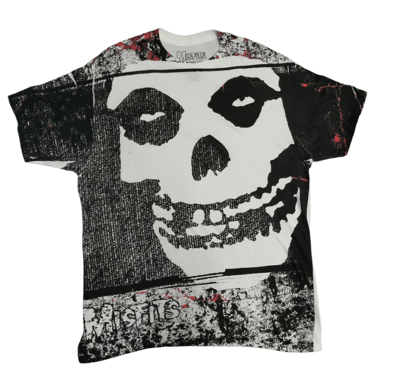 Band Tees Misfits Punk Rock OverPrint Tee Nofx Rancid Deftones Metal Size US XL / EU 56 / 4 - 1 Thumbnail
