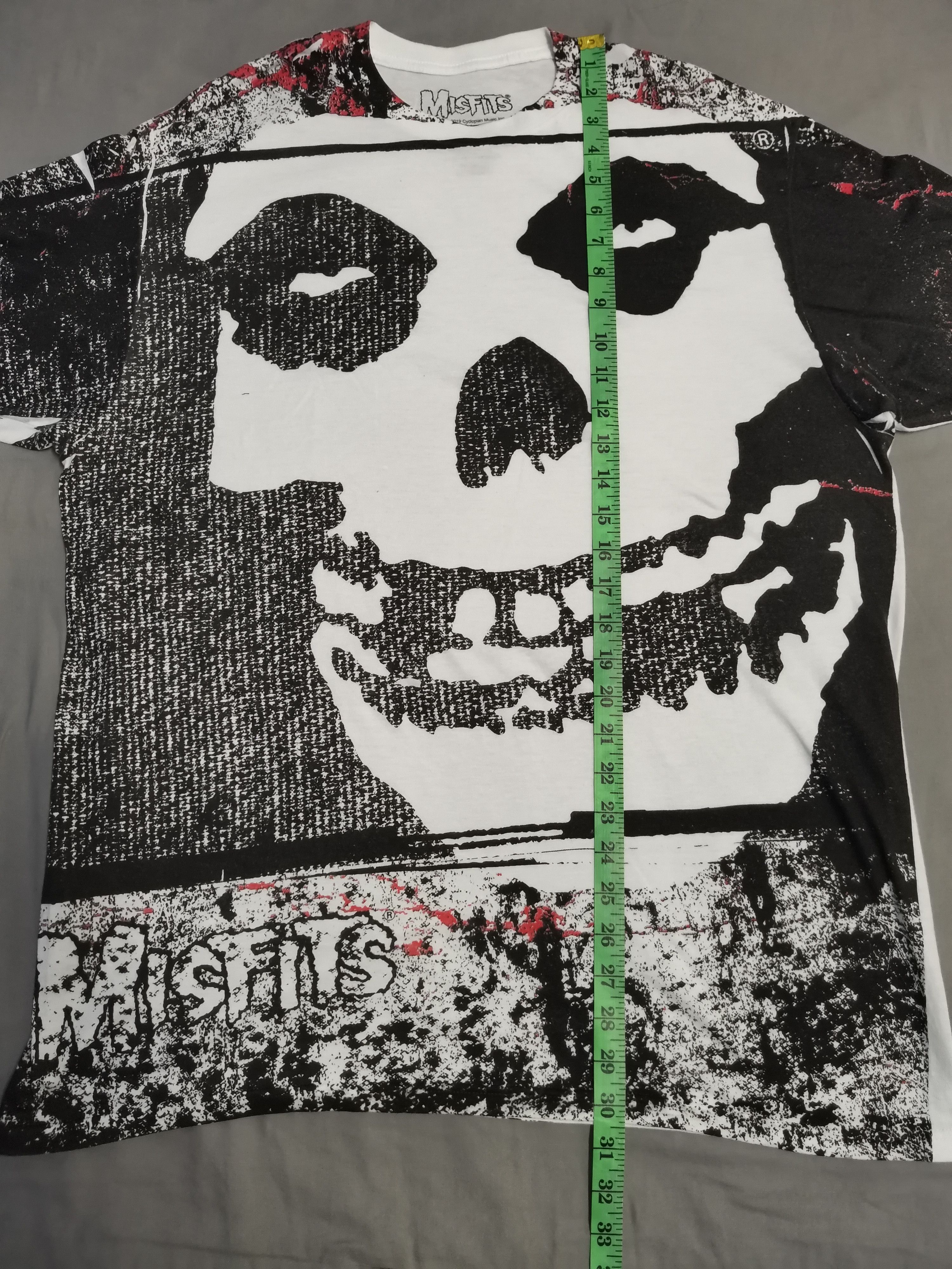 Band Tees Misfits Punk Rock OverPrint Tee Nofx Rancid Deftones Metal Size US XL / EU 56 / 4 - 4 Thumbnail