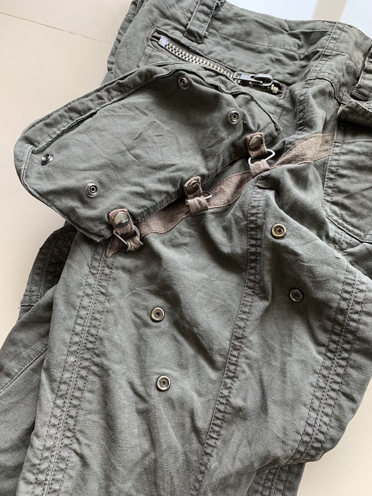20471120 Vintage LOWBOX Cargo Bondage Tactical Multi Pocket Pants Size US 30 / EU 46 - 7 Thumbnail