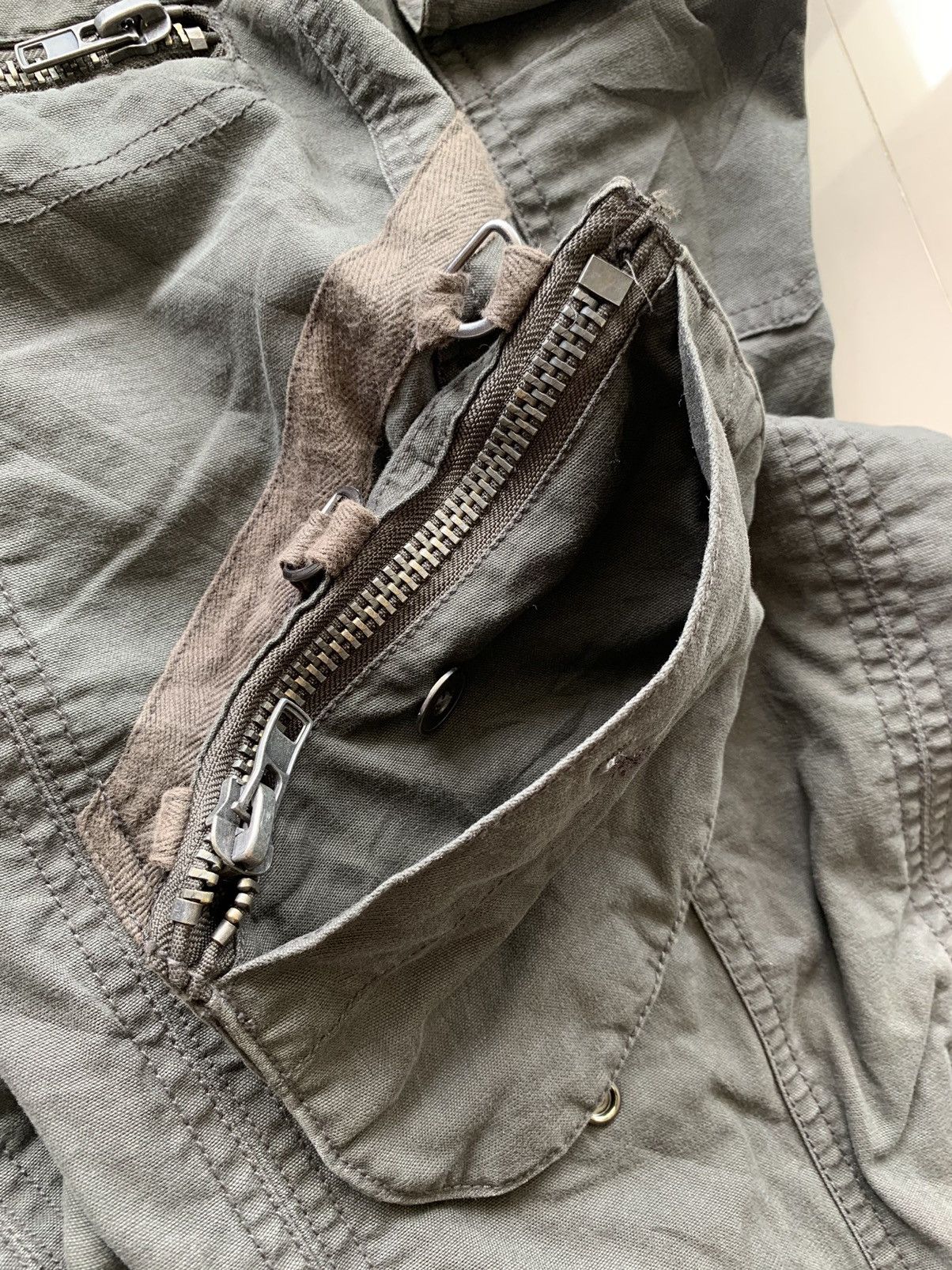 20471120 Vintage LOWBOX Cargo Bondage Tactical Multi Pocket Pants Size US 30 / EU 46 - 6 Thumbnail