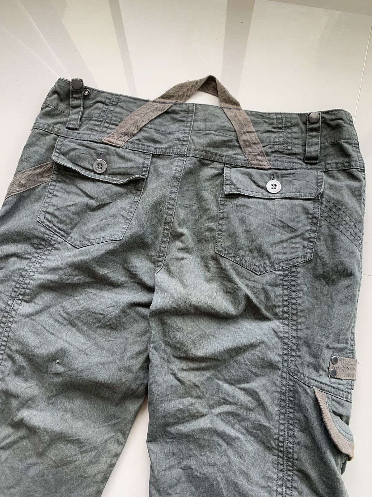 20471120 Vintage LOWBOX Cargo Bondage Tactical Multi Pocket Pants Size US 30 / EU 46 - 5 Thumbnail