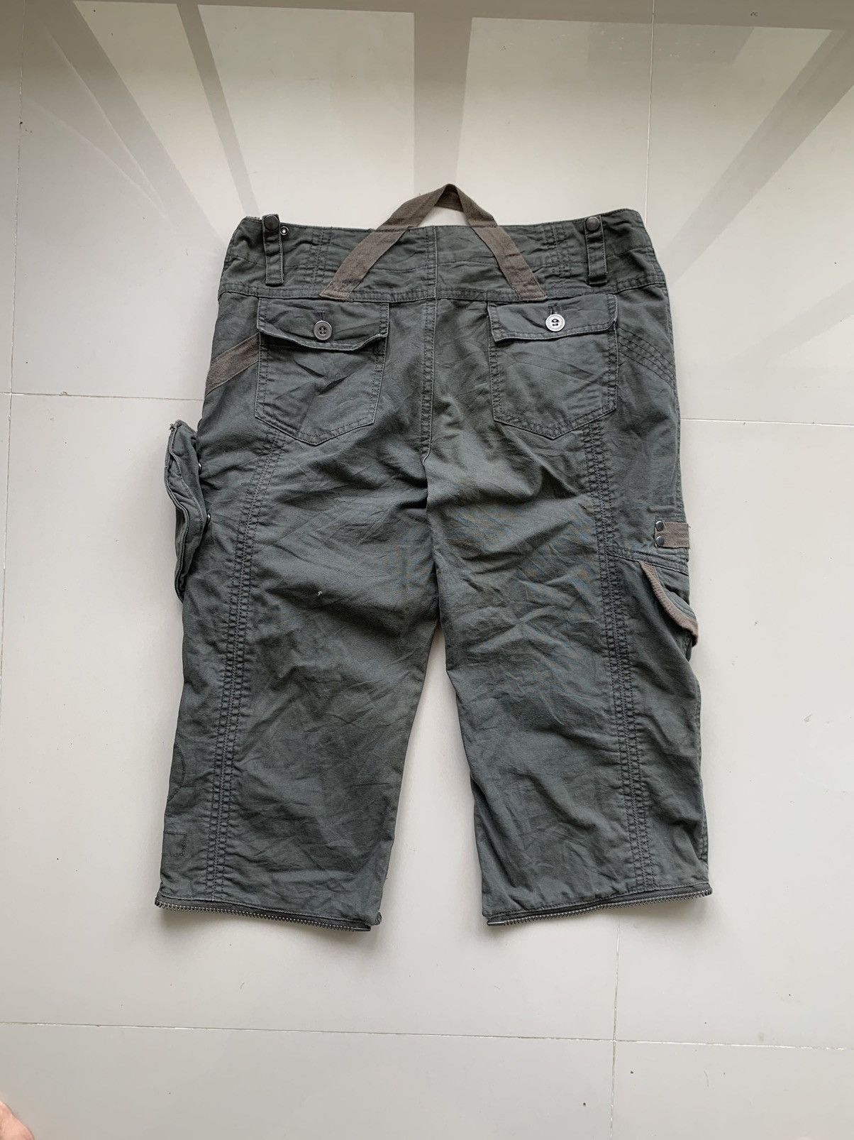 20471120 Vintage LOWBOX Cargo Bondage Tactical Multi Pocket Pants Size US 30 / EU 46 - 3 Thumbnail