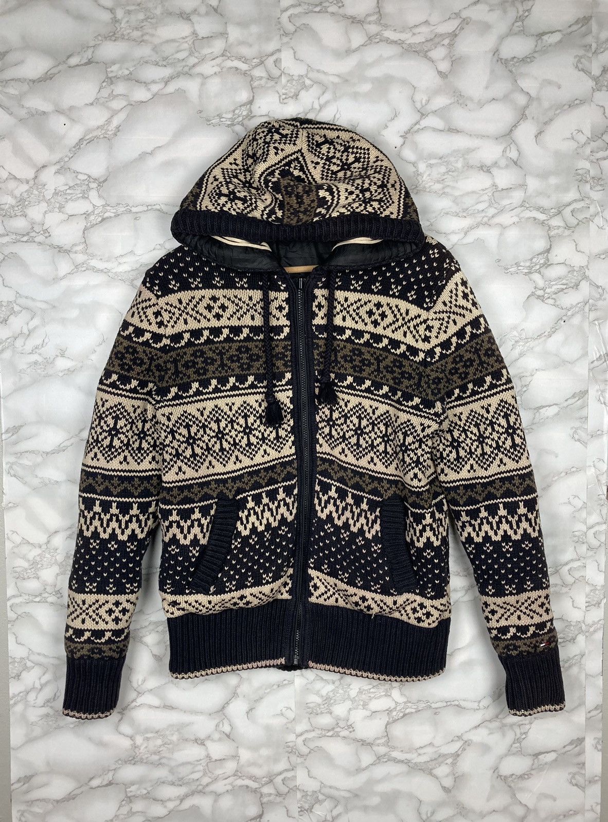 Tommy Hilfiger Tommy Hilfiger Denim Black Snake Sweater Hoodie #56-1 Size US S / EU 44-46 / 1 - 1 Thumbnail