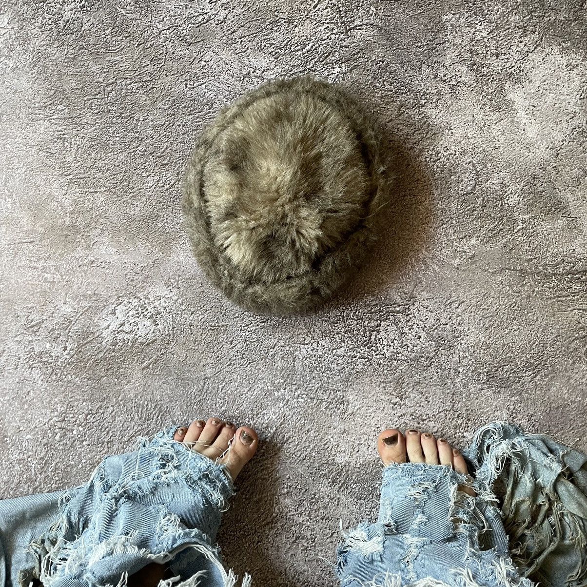Vintage Vintage 90s Mohair Beanie Knit Streetwear Grunge Faded OS Size ONE SIZE - 2 Thumbnail