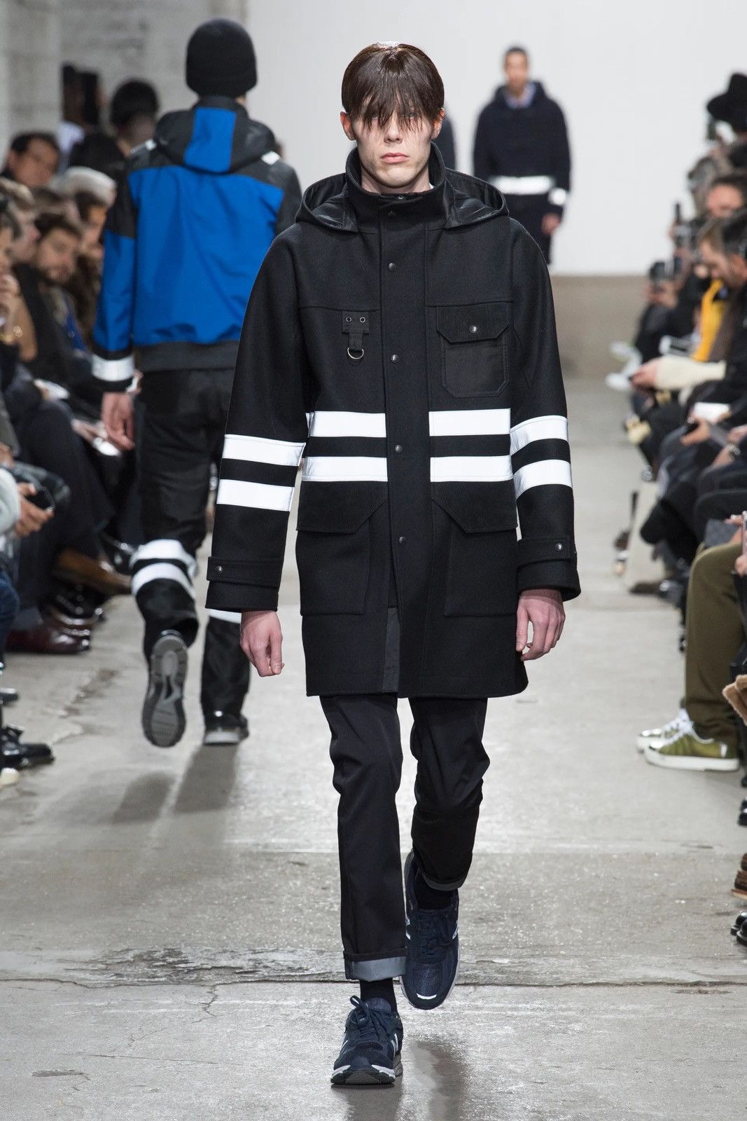 image of Comme Des Garcons x Junya Watanabe F/w’18 Laminated Tropical Wool Pants in Black, Men's (Size 36)