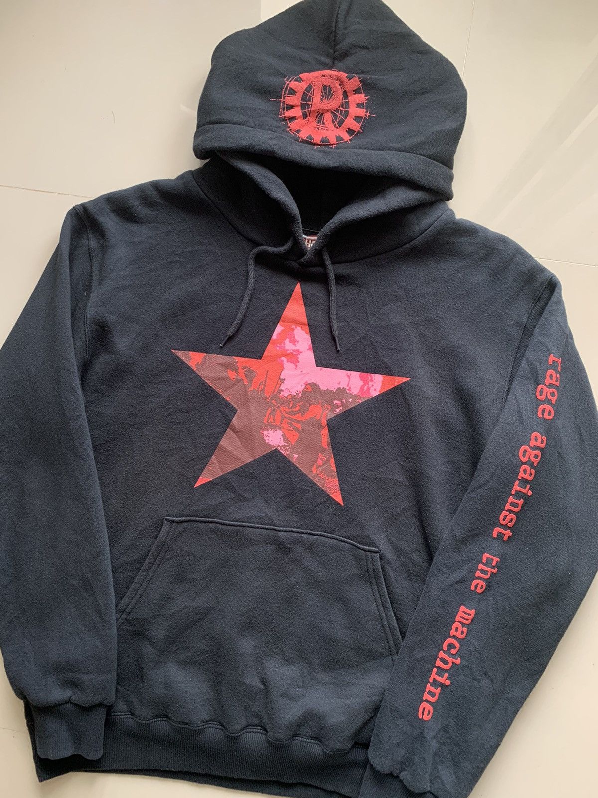 Band Tees Vintage Rage Against the Machine Hoodie Size US M / EU 48-50 / 2 - 2 Thumbnail