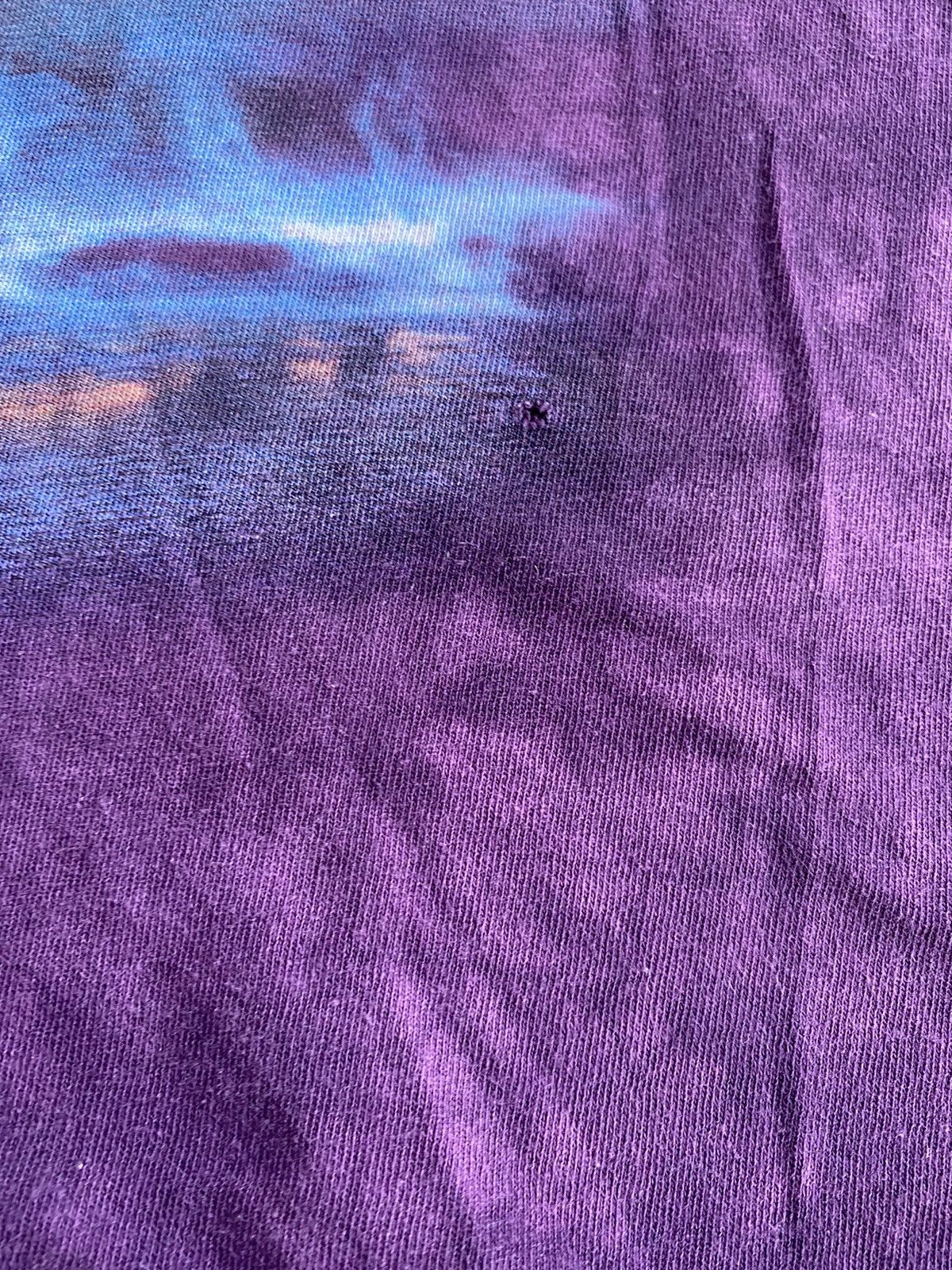 The Mountain × Vintage Vintage Y2K The Mountain Wolf Moon Purple Shirt Size US L / EU 52-54 / 3 - 3 Thumbnail