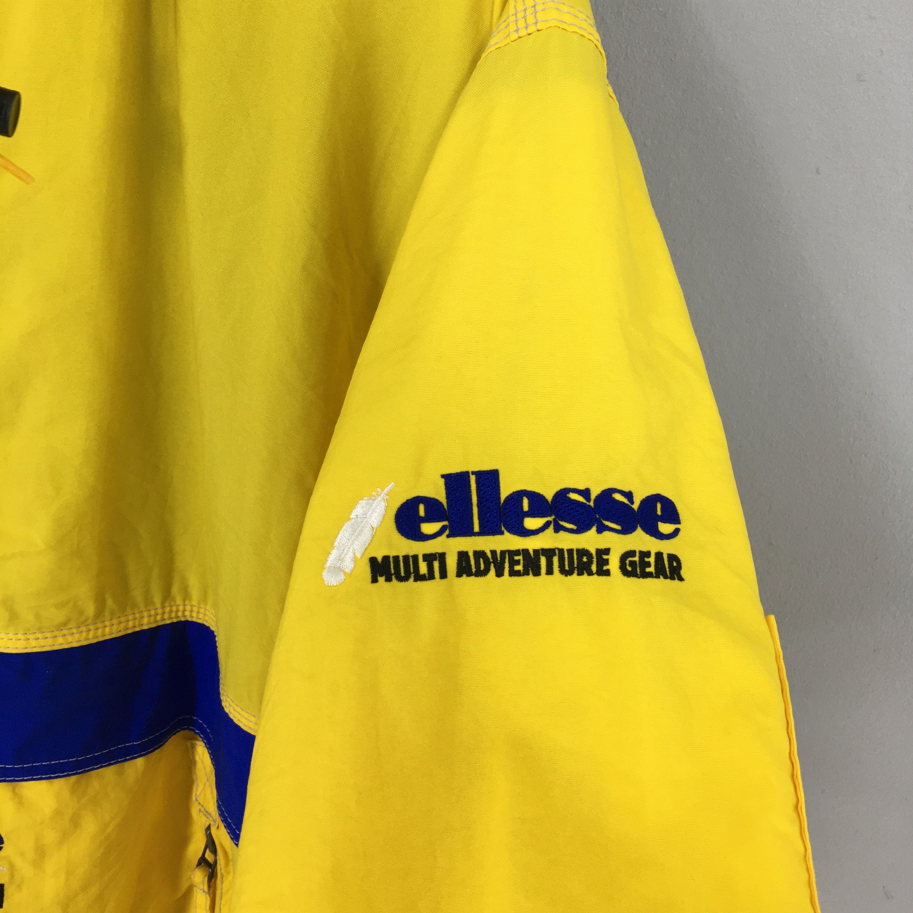 Ellesse × Vintage Vintage Ellesse Hoodie Ski Wear Yellow Jacket Large Size US L / EU 52-54 / 3 - 4 Thumbnail