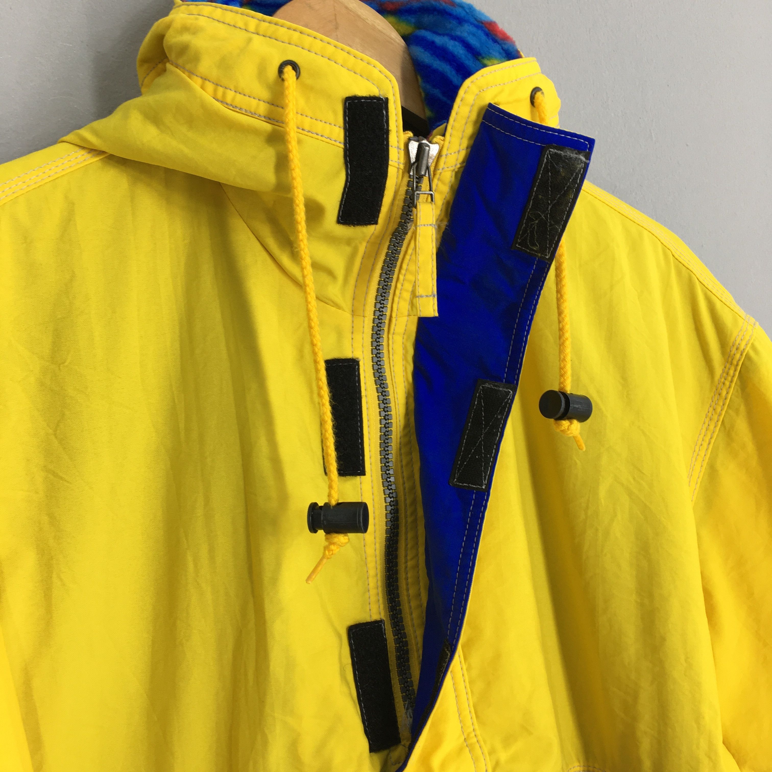 Ellesse × Vintage Vintage Ellesse Hoodie Ski Wear Yellow Jacket Large Size US L / EU 52-54 / 3 - 5 Thumbnail