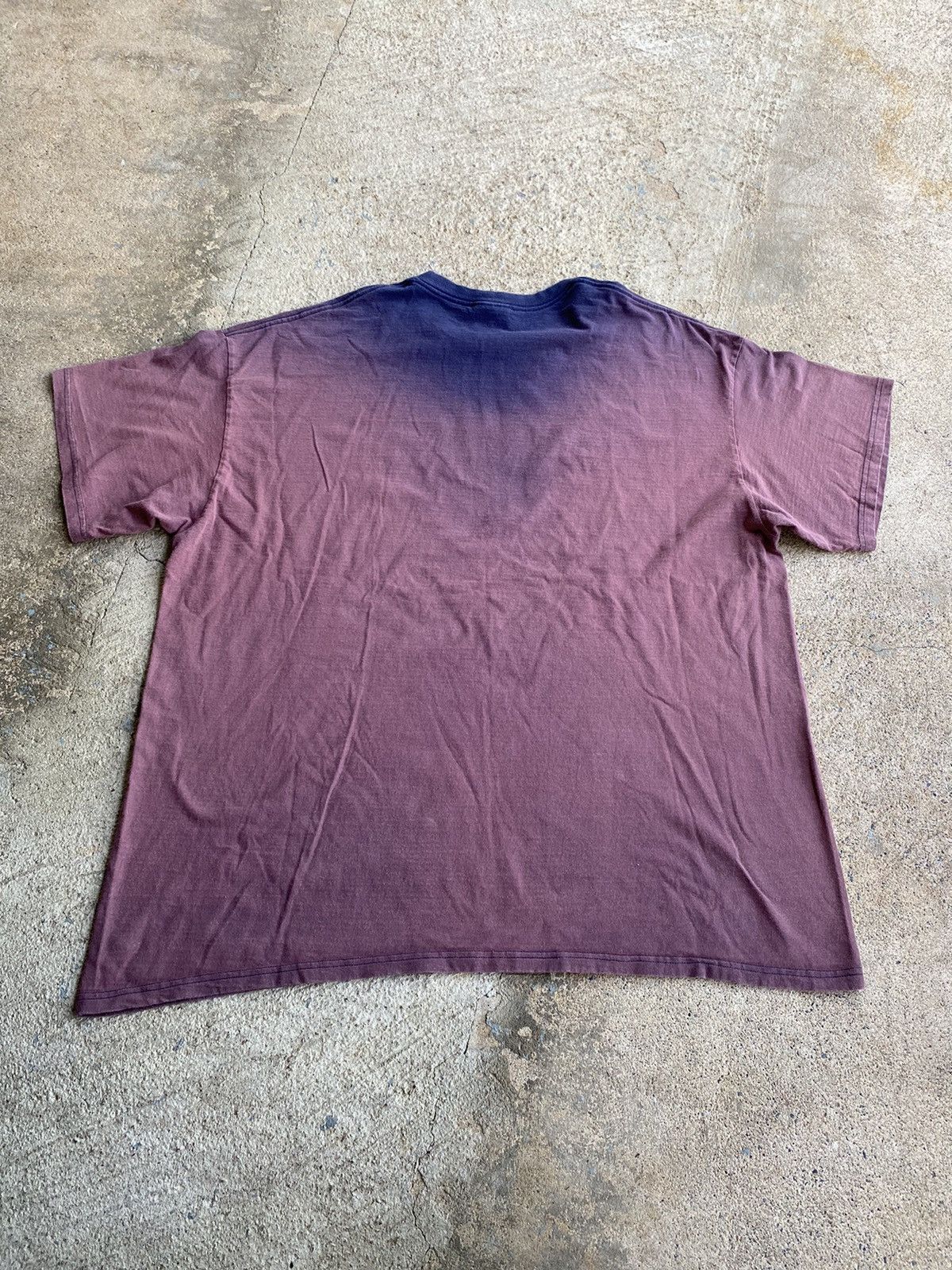 Nike × Vintage Vintage 90’s Crazy Nike Bleach Faded Essential 3XL Shirt Size US XXL / EU 58 / 5 - 5 Thumbnail