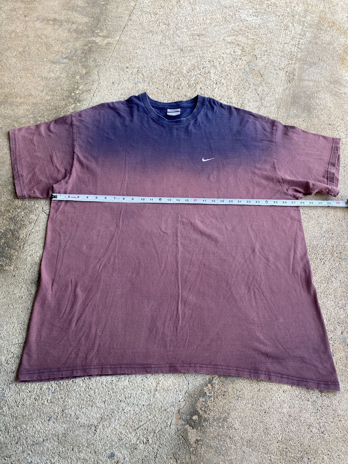 Nike × Vintage Vintage 90’s Crazy Nike Bleach Faded Essential 3XL Shirt Size US XXL / EU 58 / 5 - 7 Thumbnail