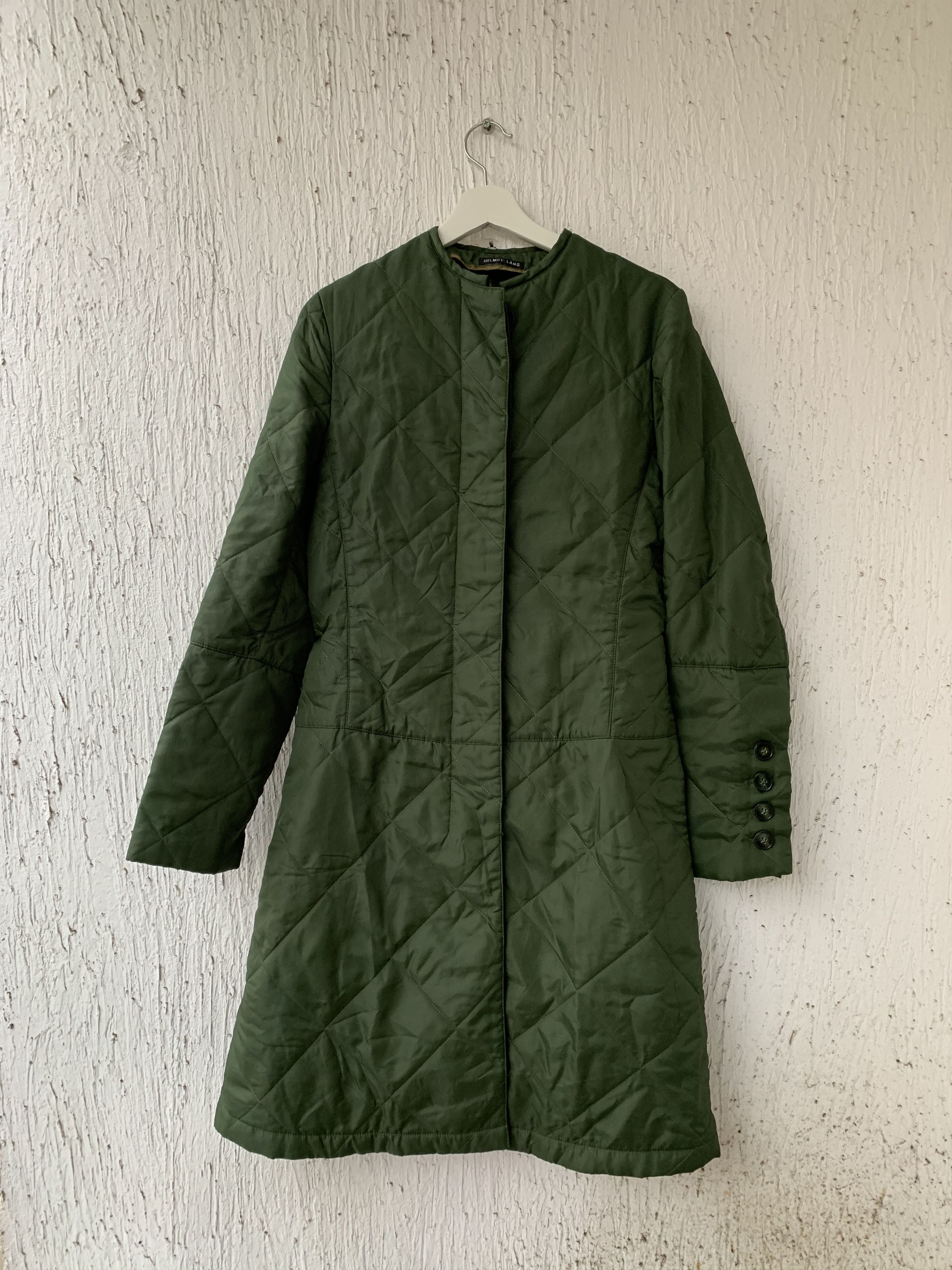Pre-owned Helmut Lang Aw 96 Military Liner Tailored Coat In 