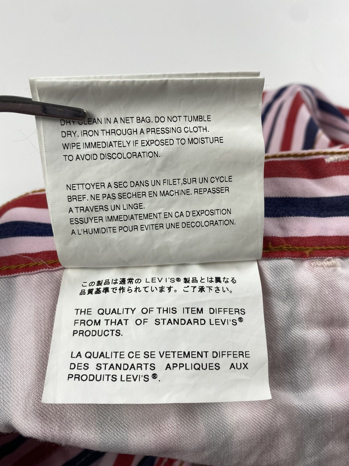 Junya Watanabe Junya Watanabe x Levis AD2002 Stripe Pants Size US 32 / EU 48 - 9 Thumbnail