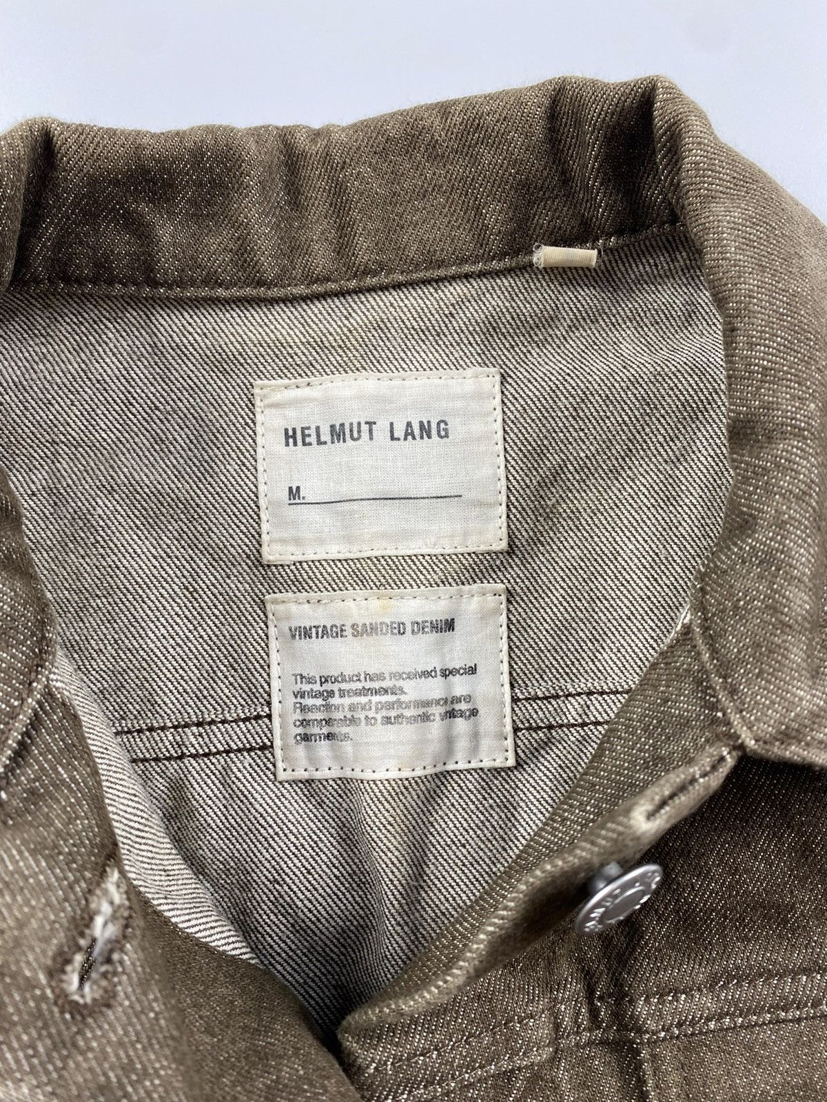 Helmut Lang Helmut Lang Vintage Sanded Denim Vest Size US S / EU 44-46 / 1 - 4 Thumbnail