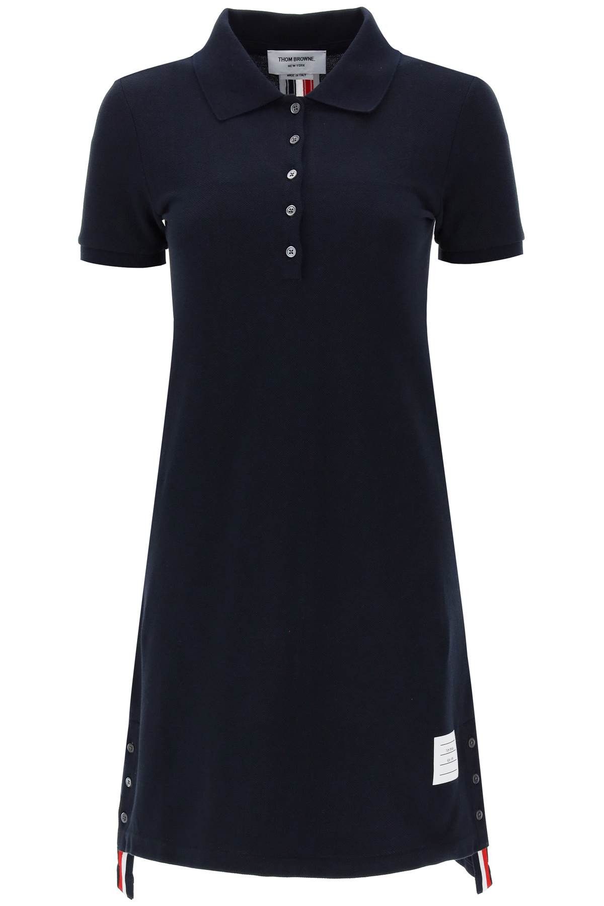 Thom Browne Women Cotton Pique Polo Shirt Dress