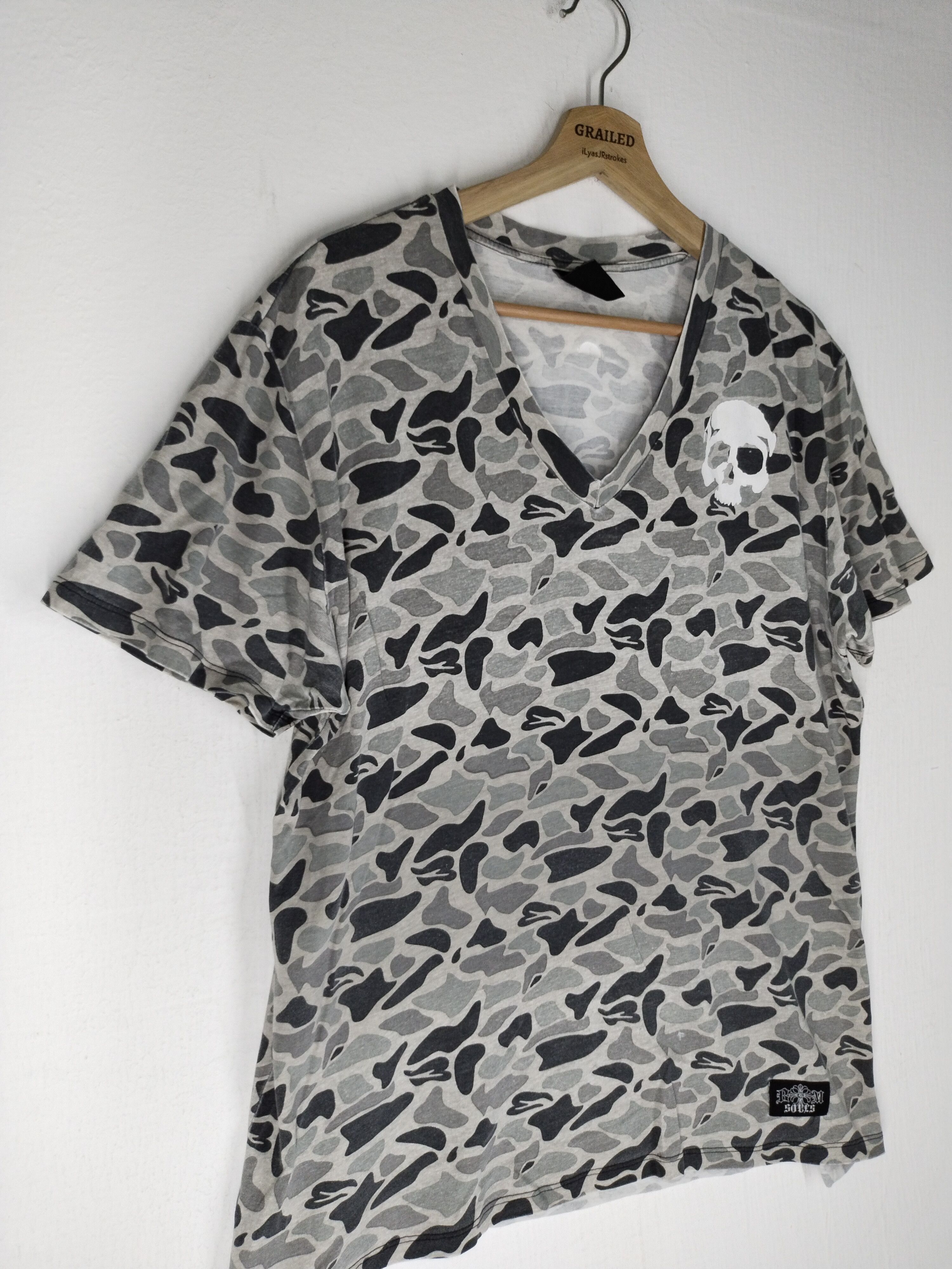 Japanese Brand SKULL CAMO CONTINUE TO HOVER TEE Size US M / EU 48-50 / 2 - 3 Thumbnail