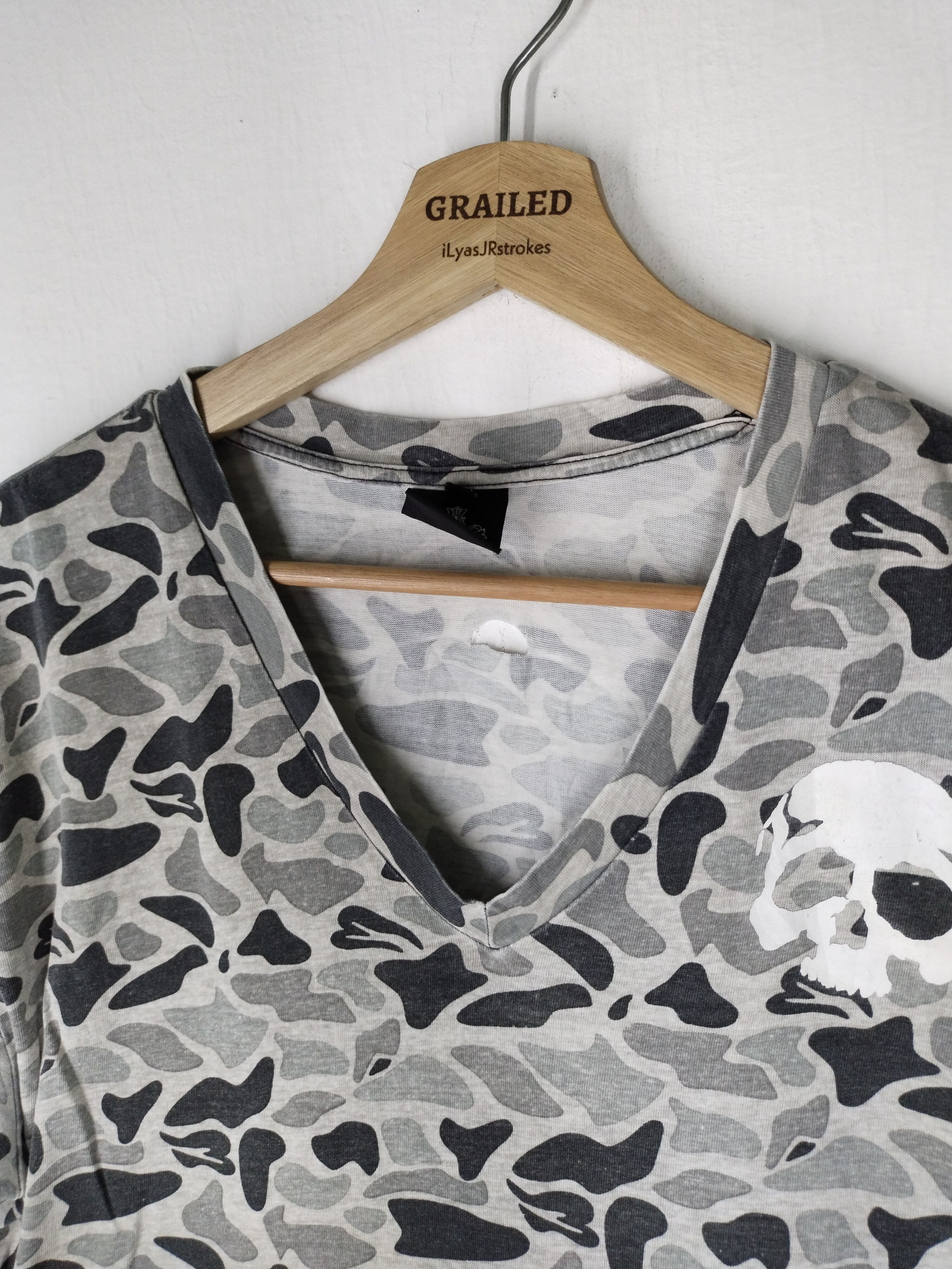 Japanese Brand SKULL CAMO CONTINUE TO HOVER TEE Size US M / EU 48-50 / 2 - 5 Thumbnail