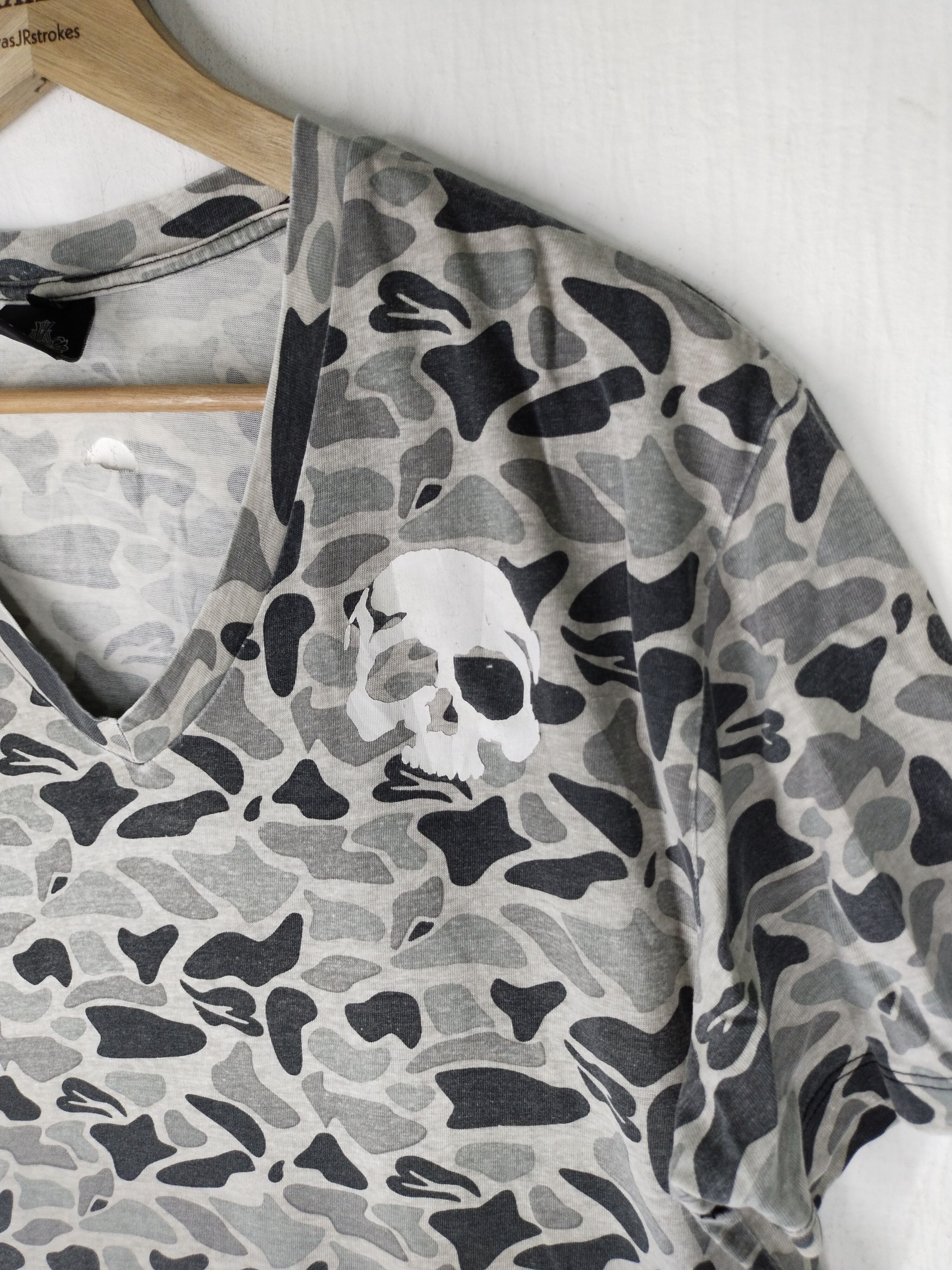 Japanese Brand SKULL CAMO CONTINUE TO HOVER TEE Size US M / EU 48-50 / 2 - 6 Thumbnail