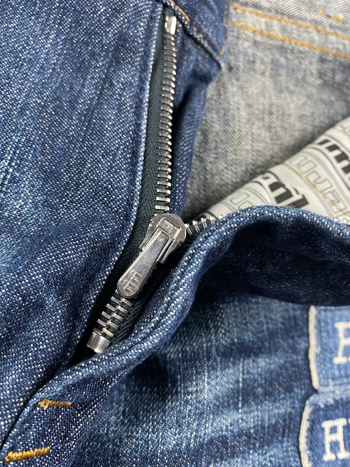 Number (N)ine Number (N)ine S/S’02 The Modern Age Patch Denim Jeans Size US 30 / EU 46 - 9 Thumbnail