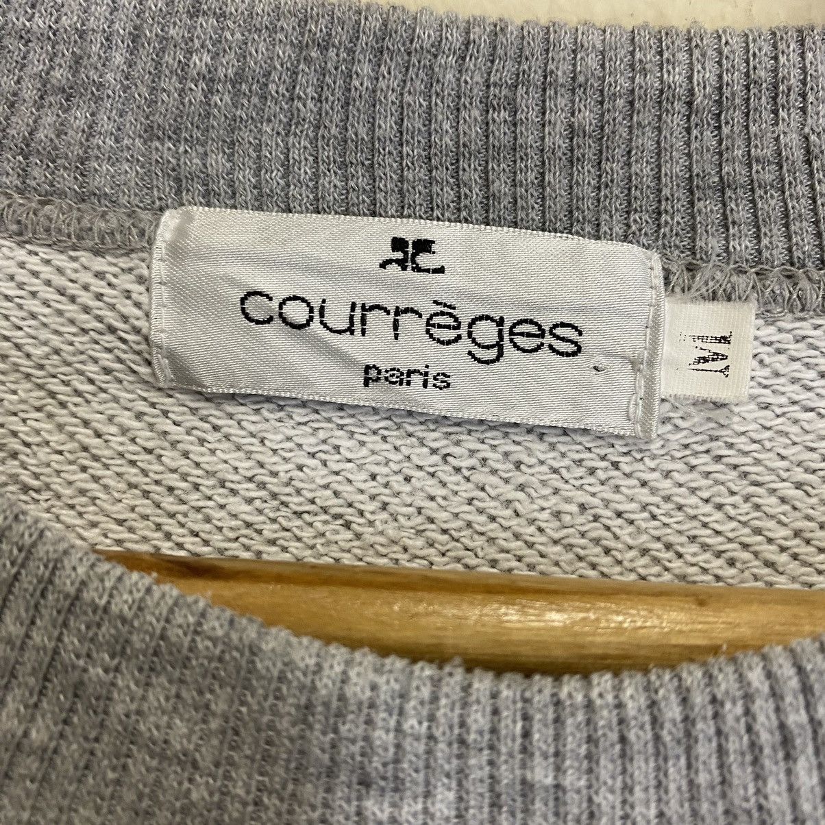 Courreges × Vintage Vintage Courreges Paris Big Logo Crewneck Sweatshirt Size M Size US S / EU 44-46 / 1 - 8 Thumbnail