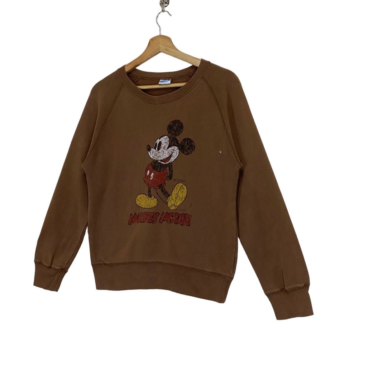 Disney × Mickey Mouse × Vintage Vintage Mickey Mouse Big Logo Crewneck Sweatshirt Size US S / EU 44-46 / 1 - 3 Thumbnail